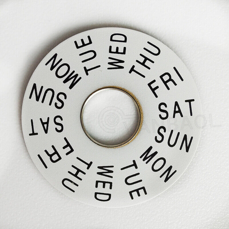 White Week Disk Wheel Week Wheel Generic for China Made/ETA 7750 Movement