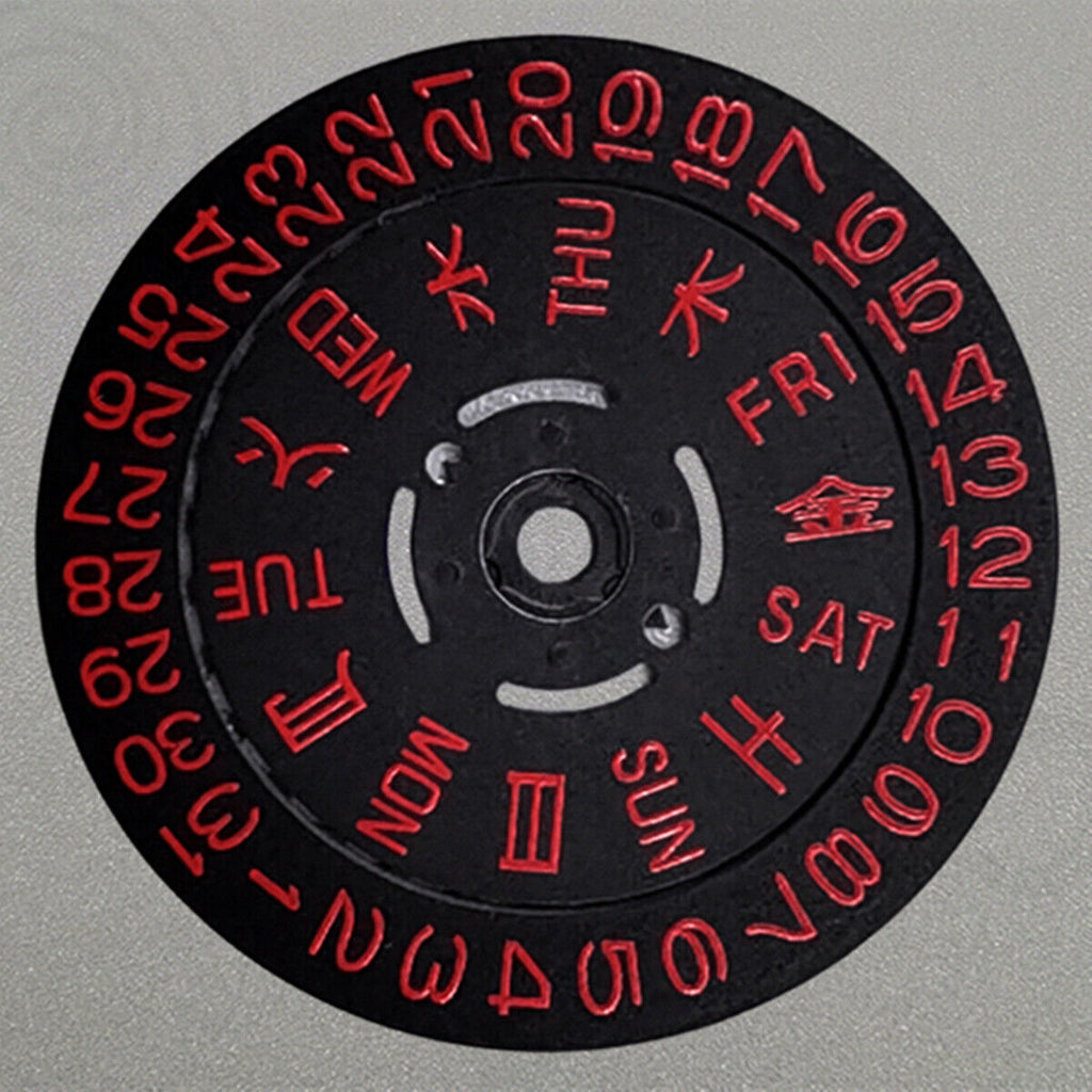 Original Japan Made Red Font Date Disk Wheel for Movement NH36 Date@3.8