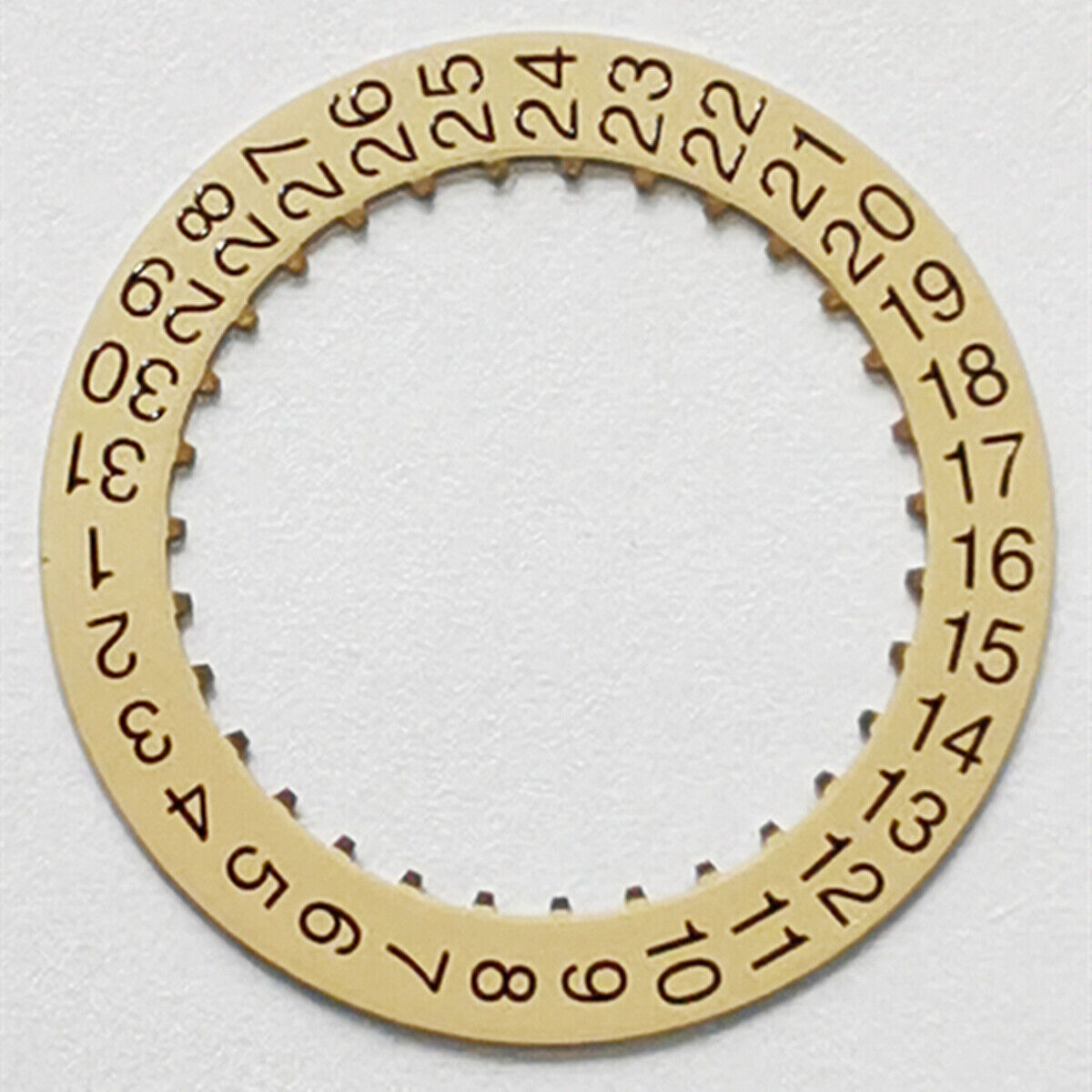 Golden Date Disk Date Wheel Overlay for Watch Seagull 2824 Movement Date At 3