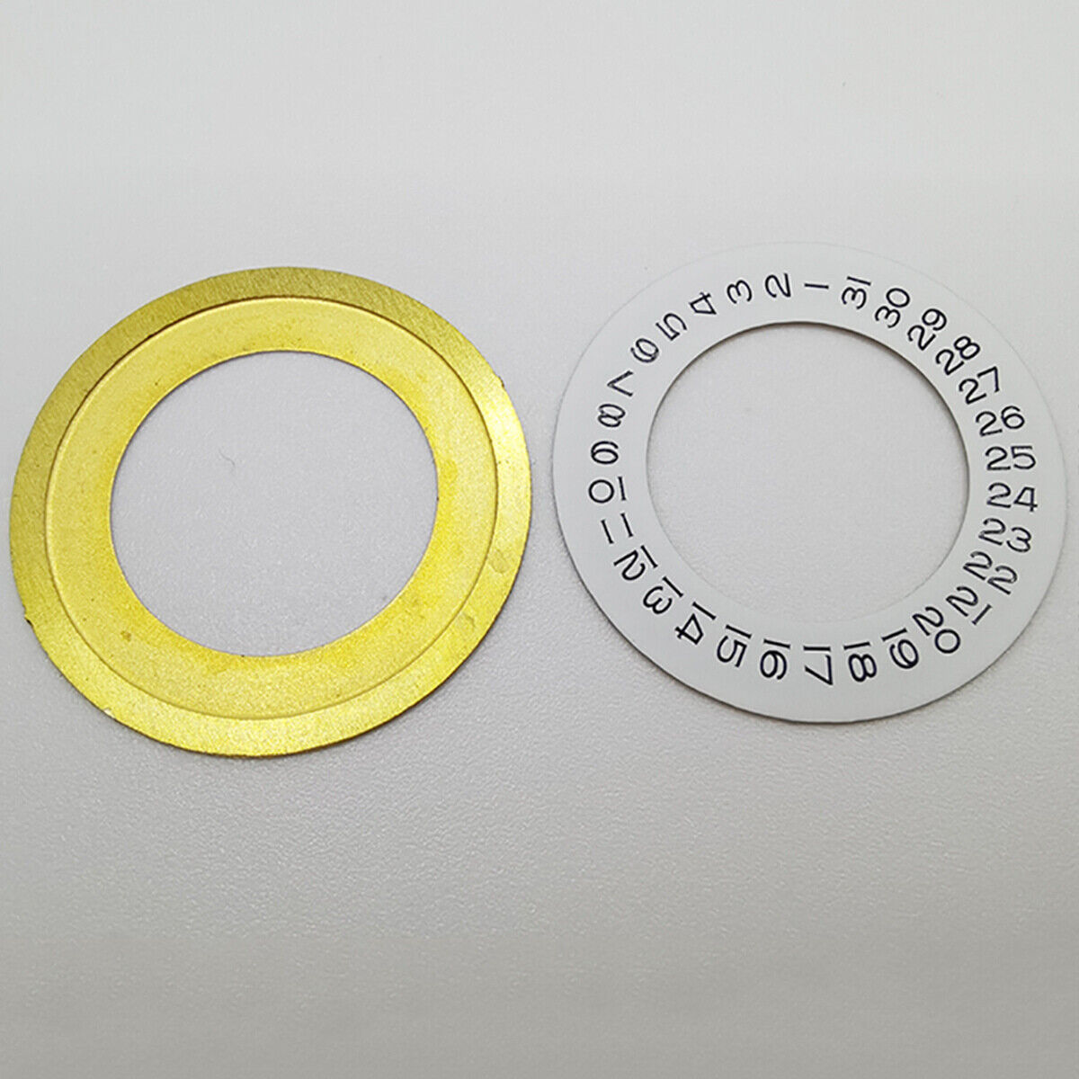 Thickening White Date Wheel Overlay Generic for ETA2824 Movement Date At 3