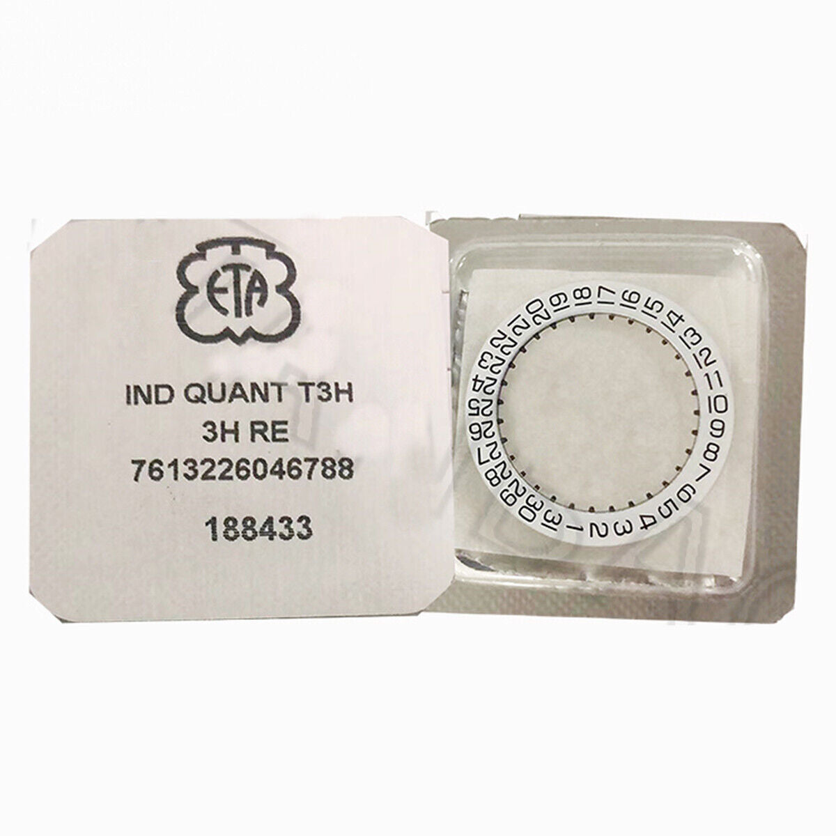 Brand New Original White Date Wheel for ETA2895-2557 Movement Date At 3