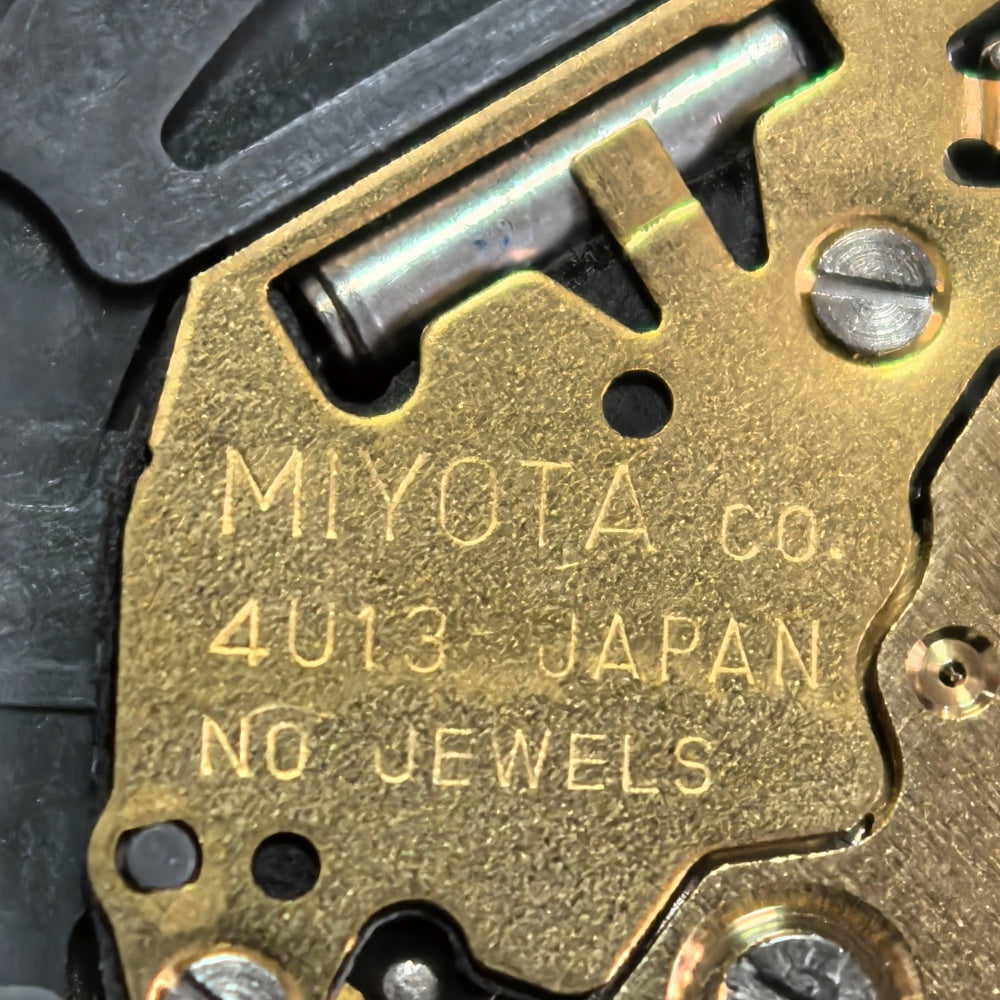 Japan Made Miyota 4U13 Quartz 3 Hands Single Calendar Date At 6 Super Thin