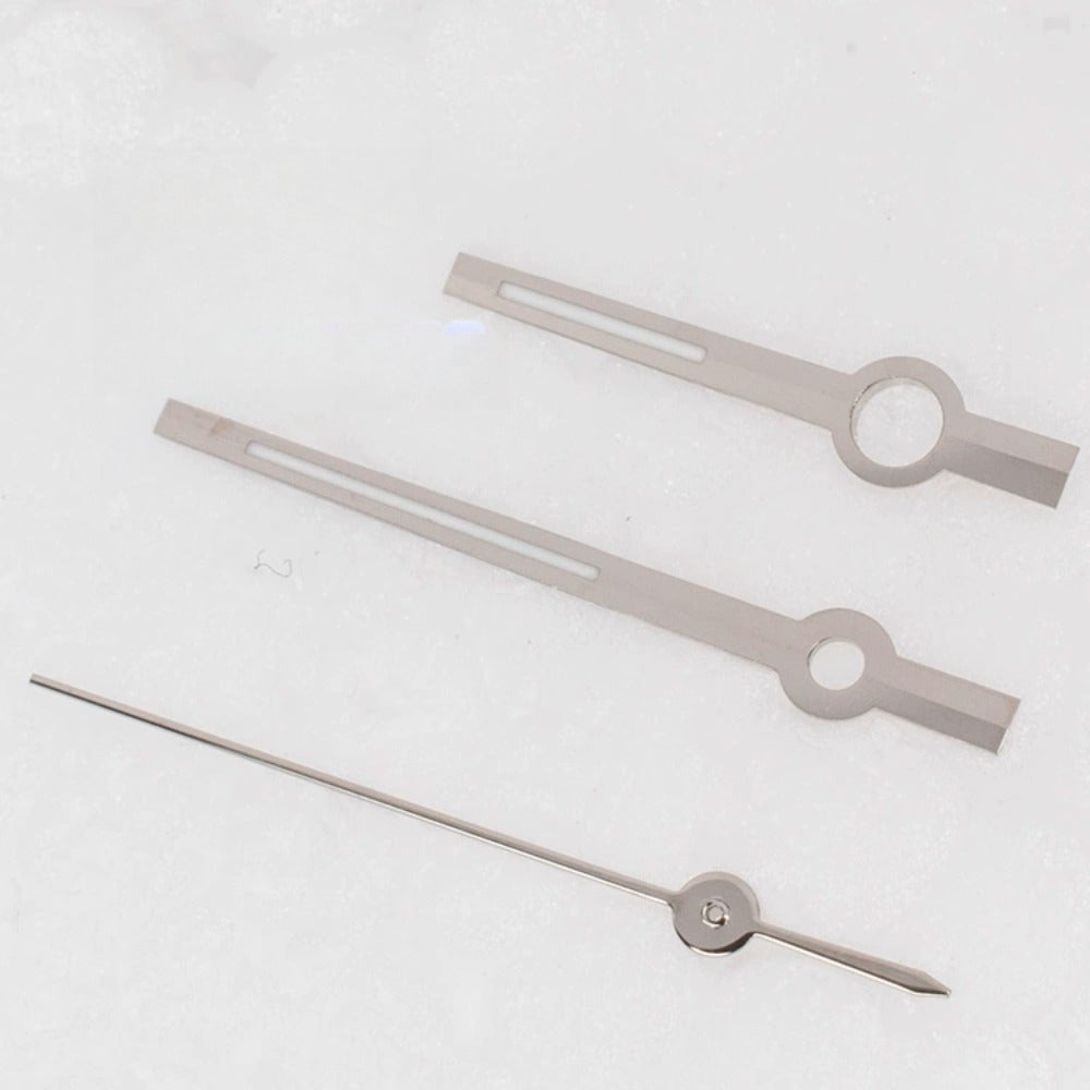 12.5mm Modified Silver Hollow Watch Hands for ETA2836 2824 2892A2 #83950 Dayjust