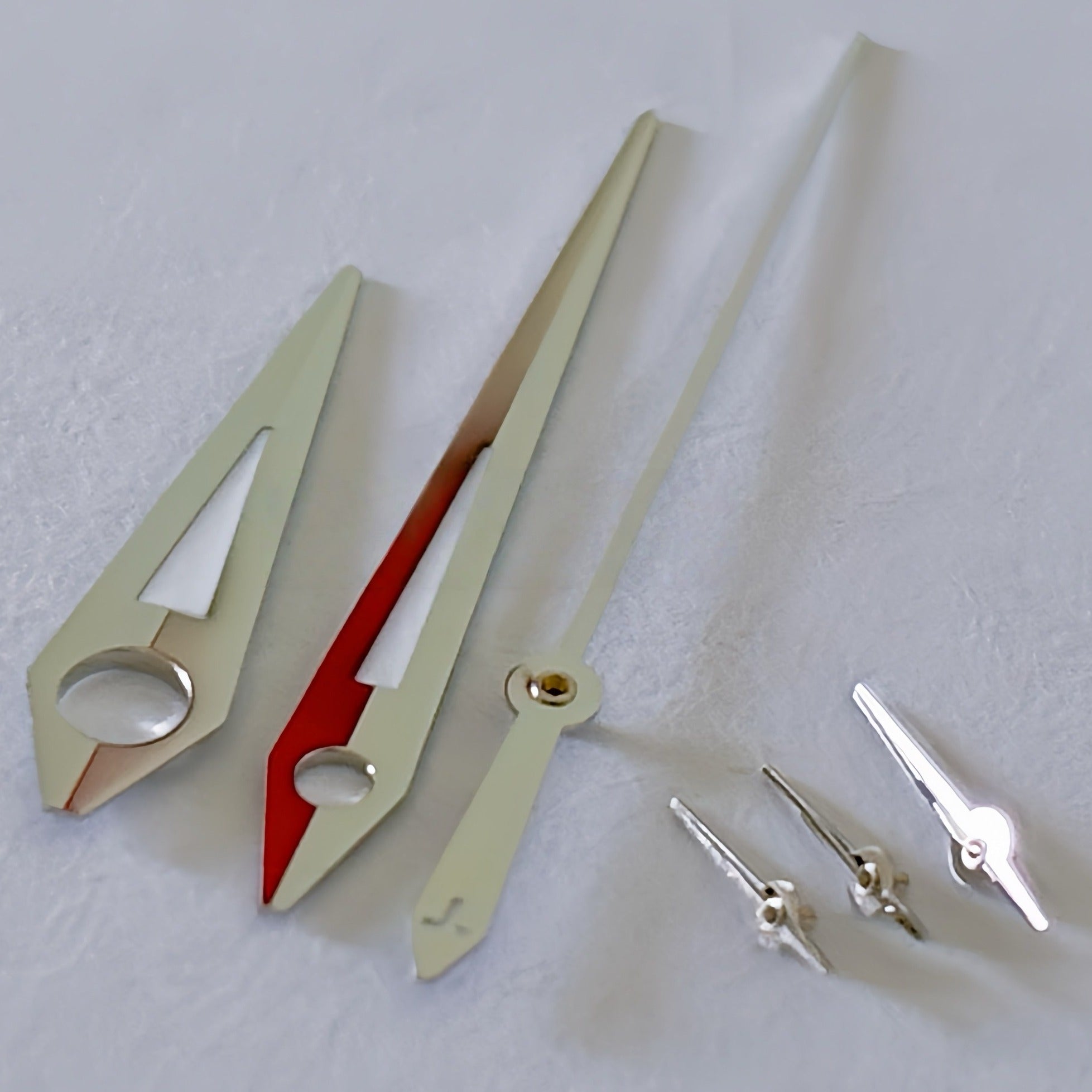 Silver Trim with Lume Watch Hands Fit for ETA/Dandong 7750 Movement T035.4