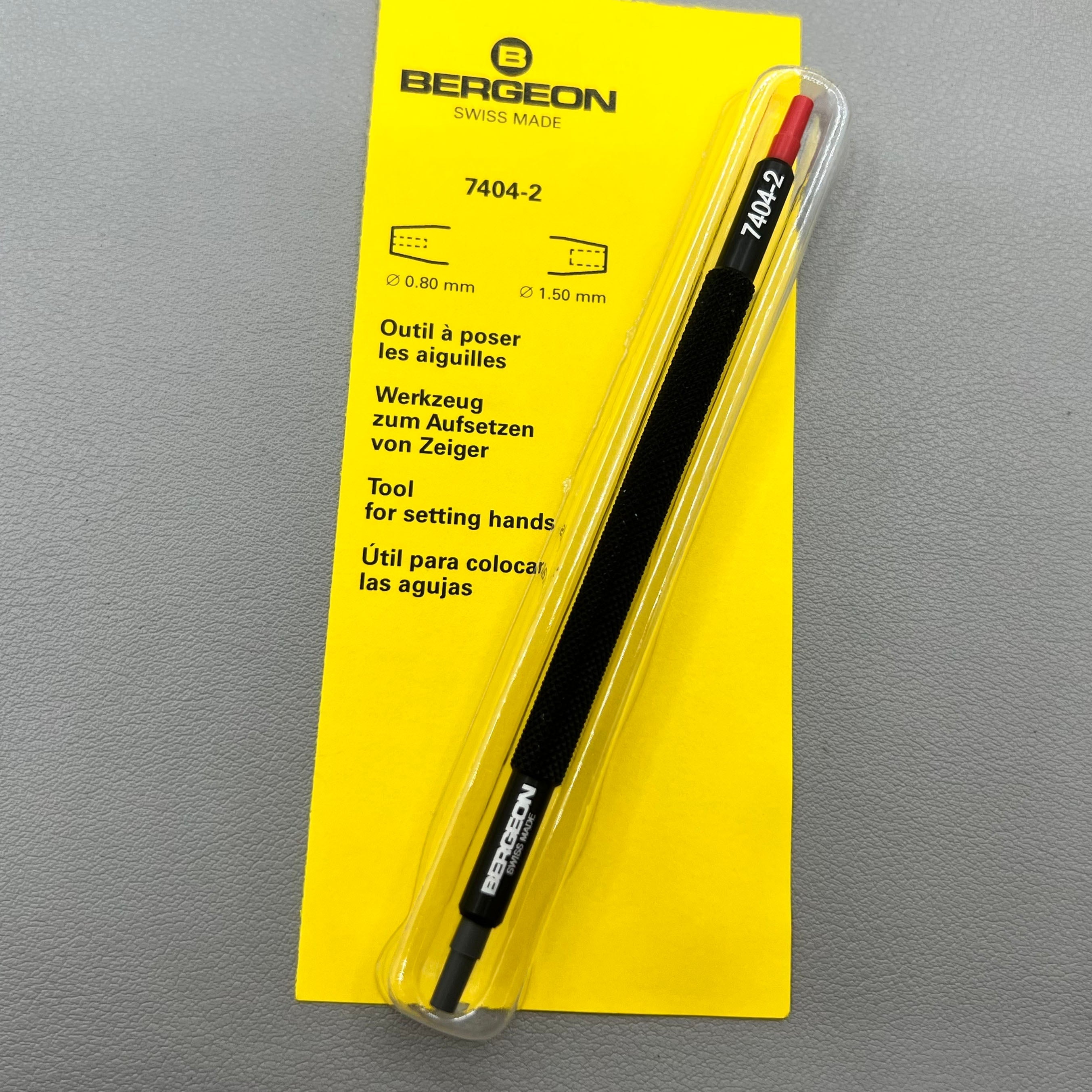 Swiss Bergeon 7404-2 Watch Hand Fitting Tool