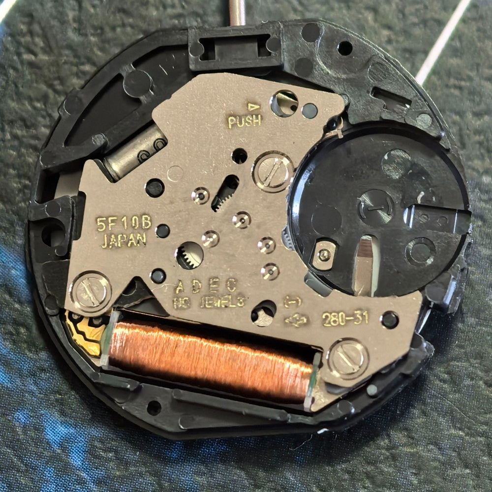 Original Japan Made 5F10B Quartz Movement 3 Hands Watch Repair Part