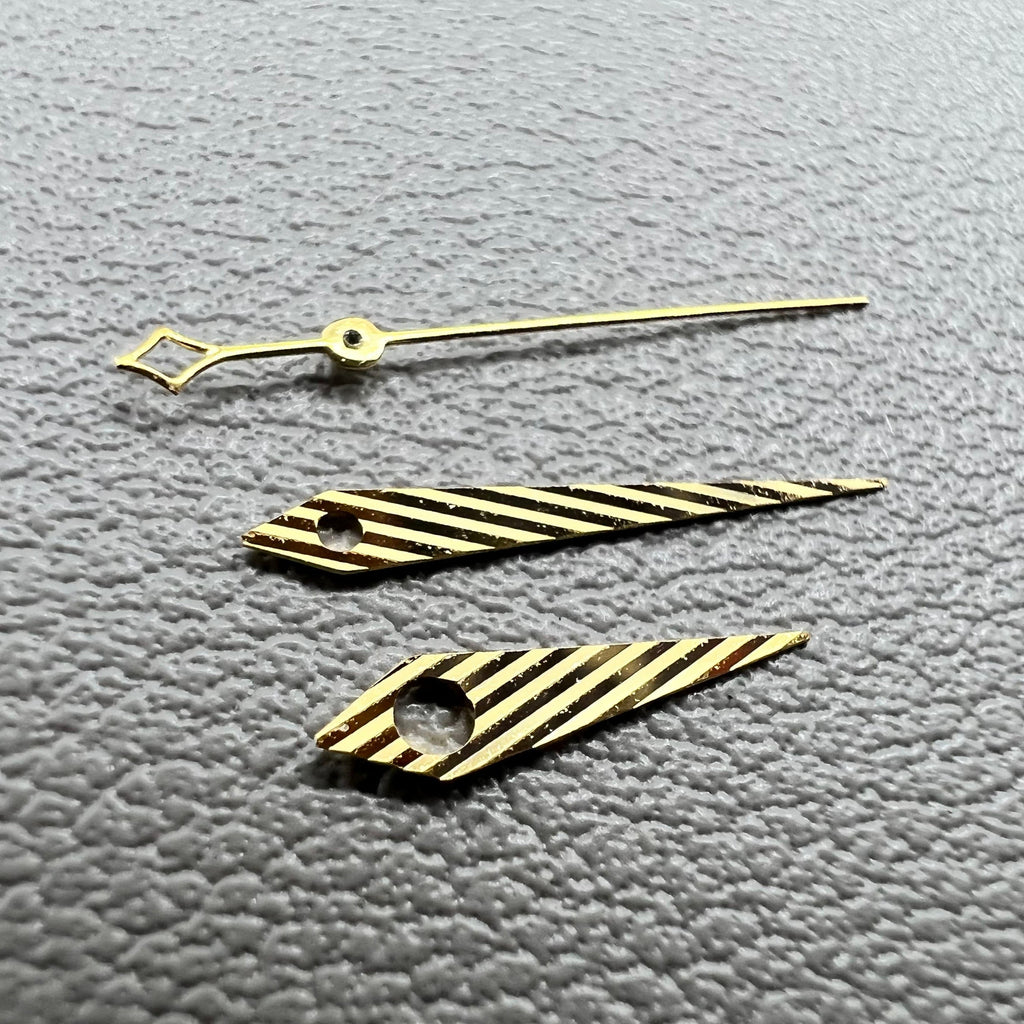 Twill Golden No Lume Watch Hands Set for NH35 NH34 NH36 NH70 Movement
