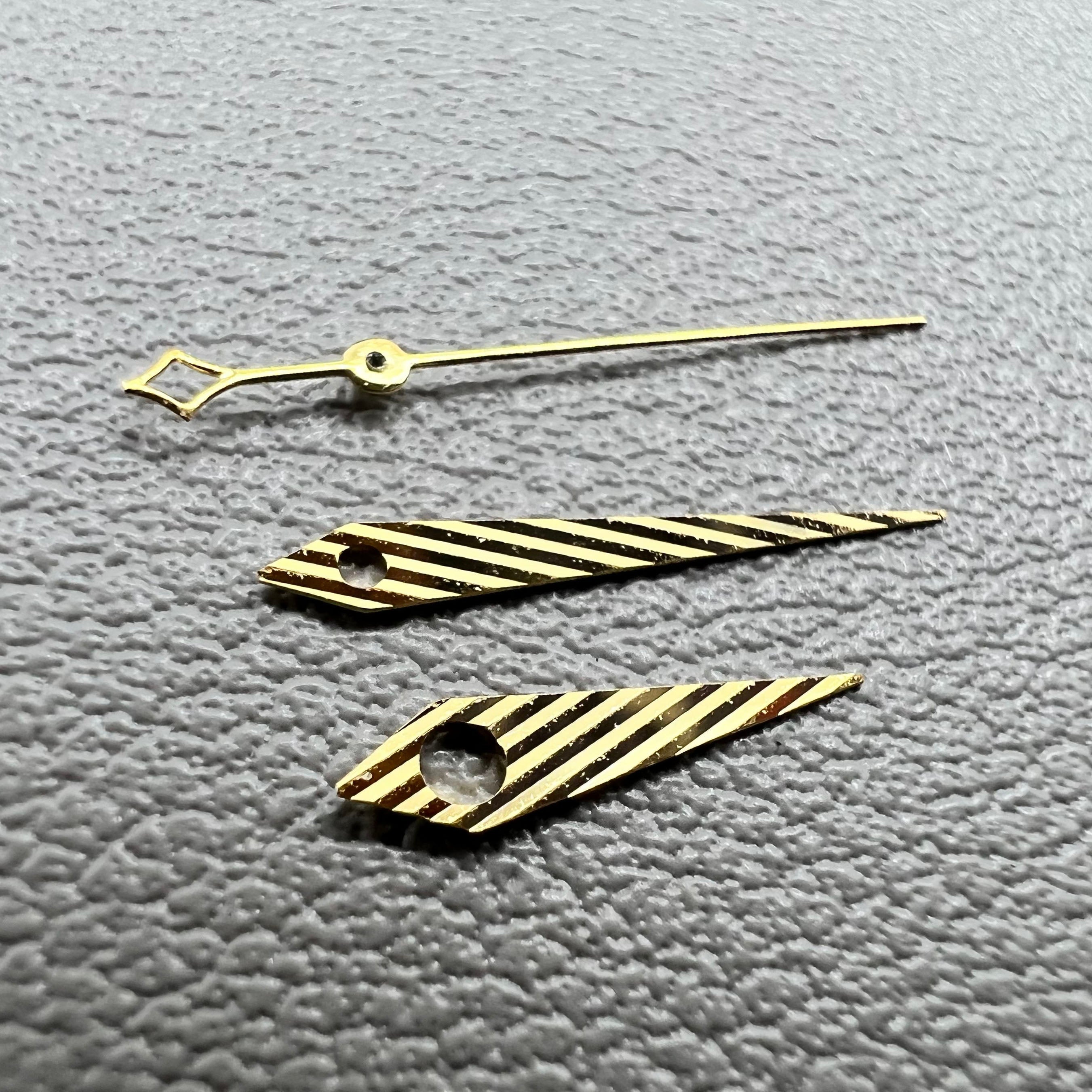 Twill Golden No Lume Watch Hands Set for NH35 NH34 NH36 NH70 Movement