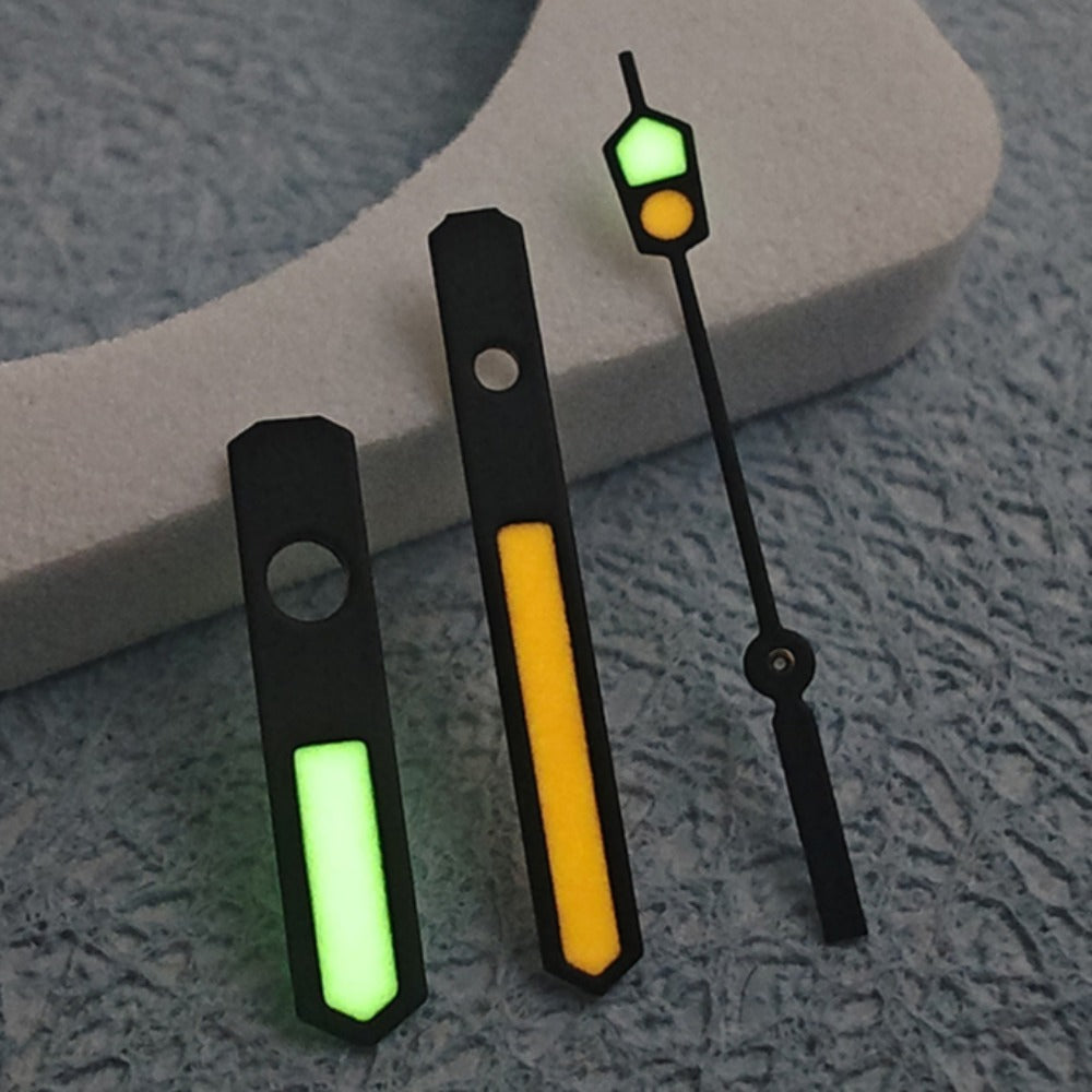 Green+Orange Lume C3 Super Watch Hands for NH34 NH35 NH36 NH38 NH39 NH70 NH72