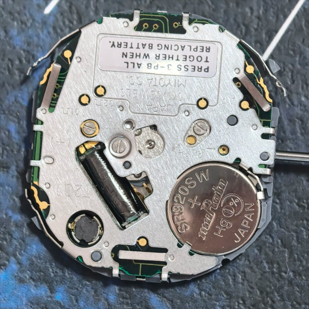 Japan Made Miyota T201 Quartz Movement with Display Watch Part