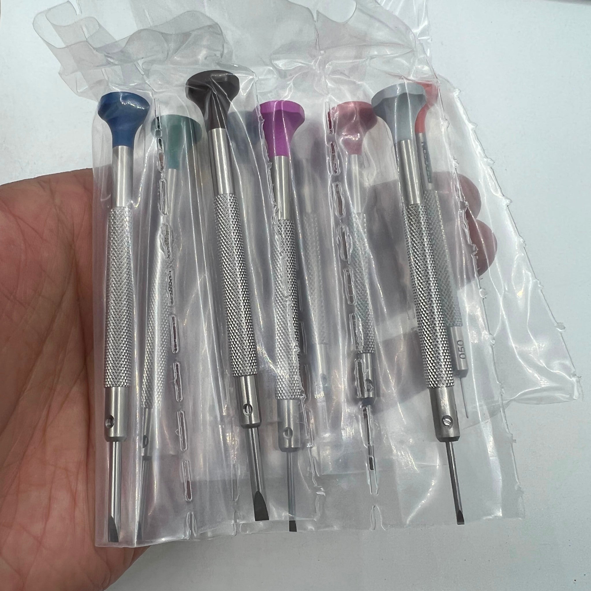 Bergeon 30081-S10 10 Ergonomic Watchmakers Screwdrivers Set With Rotating Stand