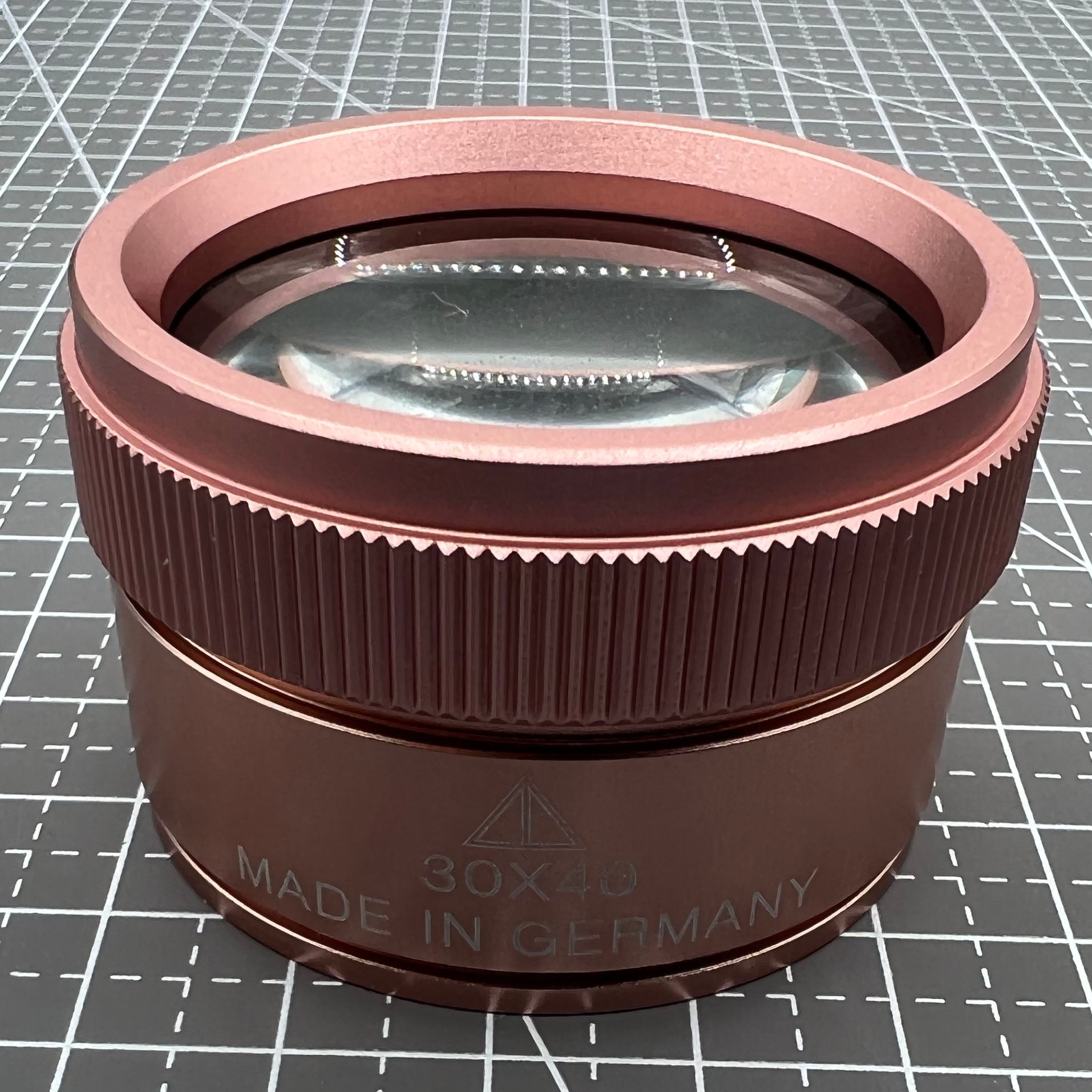 Germany Made Rose Golden 30X Magnifier Loup For Watch Repair Jewelry Watch Tool