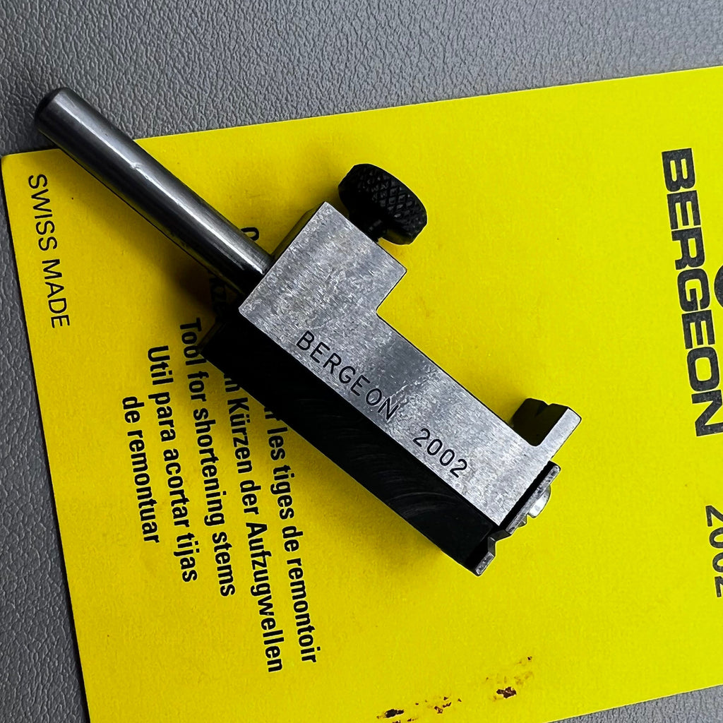 Swiss Bergeon 2002 Tool for Shortening Winding Stems