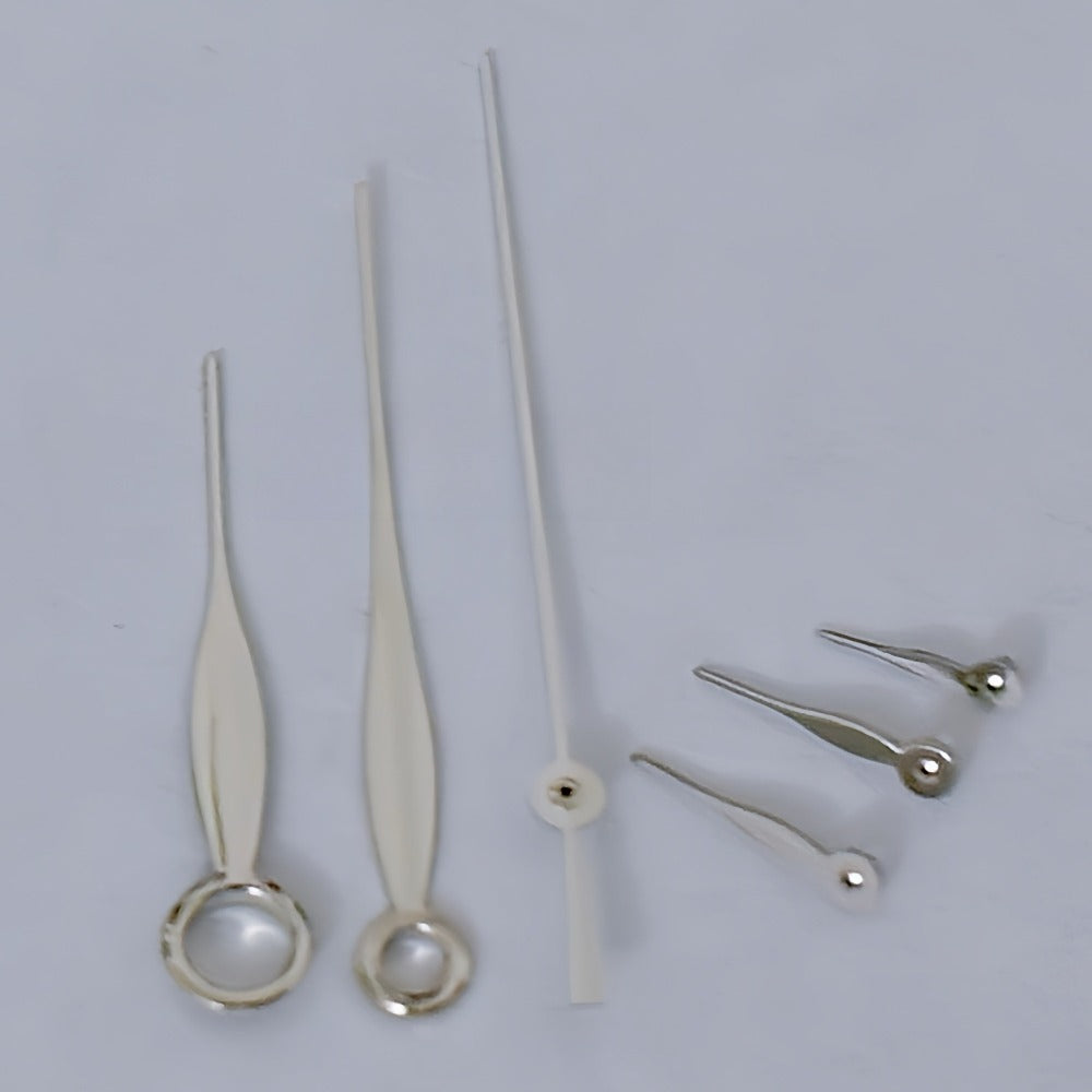 Silver Leaf Shape Hands Fit for ETA/Dandong 7750 Movement Watch Repair Part