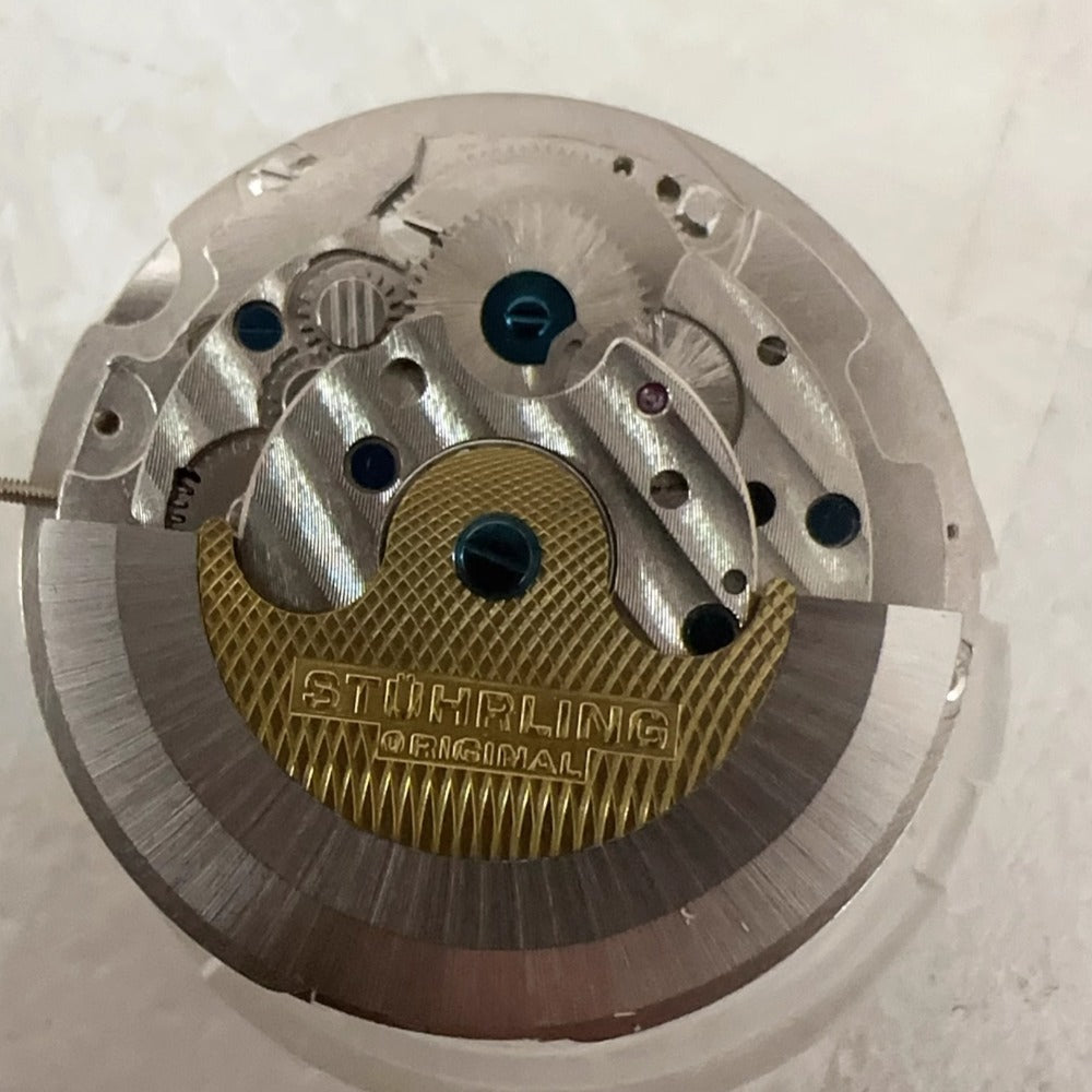 China Made Shanghai Silver Mechanical 3 Hands Flywheel with Small Second