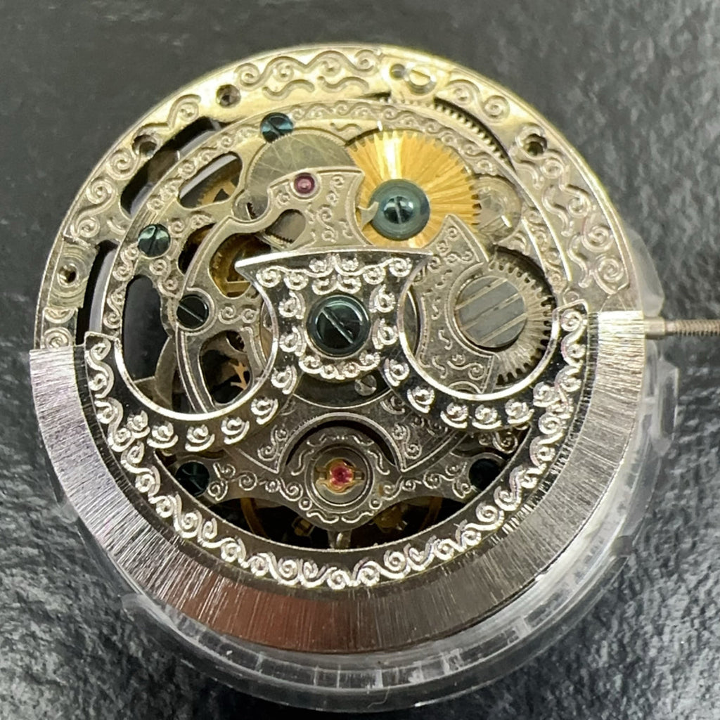 Silver Hollow China Made Liaocheng Automatic Machanical Small Second At 6