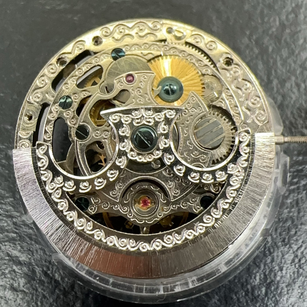 Silver Hollow China Made Liaocheng Automatic Machanical Small Second At 6