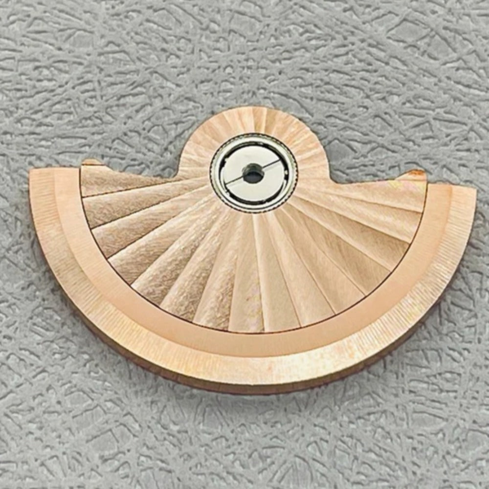 Rose Golden Mod Radioactive Stripe Oscillating Weight for NH35 NH36 Movement