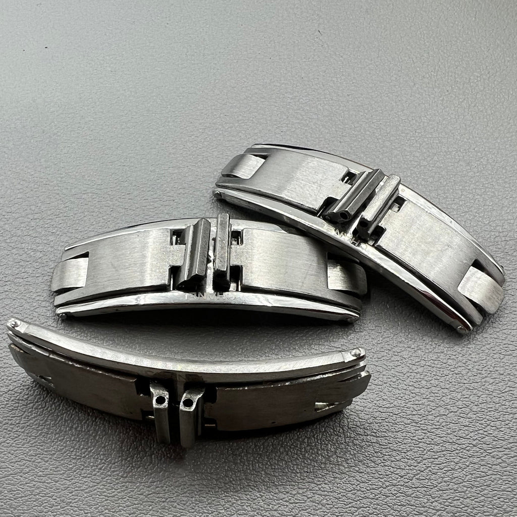 3X 9.0mm Width Stainless Steel Clasps Ceramic Butterfly Buckle J12 Elastic