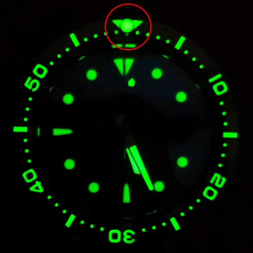 3pcs 2.3X0.9mm Watch Bezel Beads Pip Green Luminous Fit for Submariner Bezel