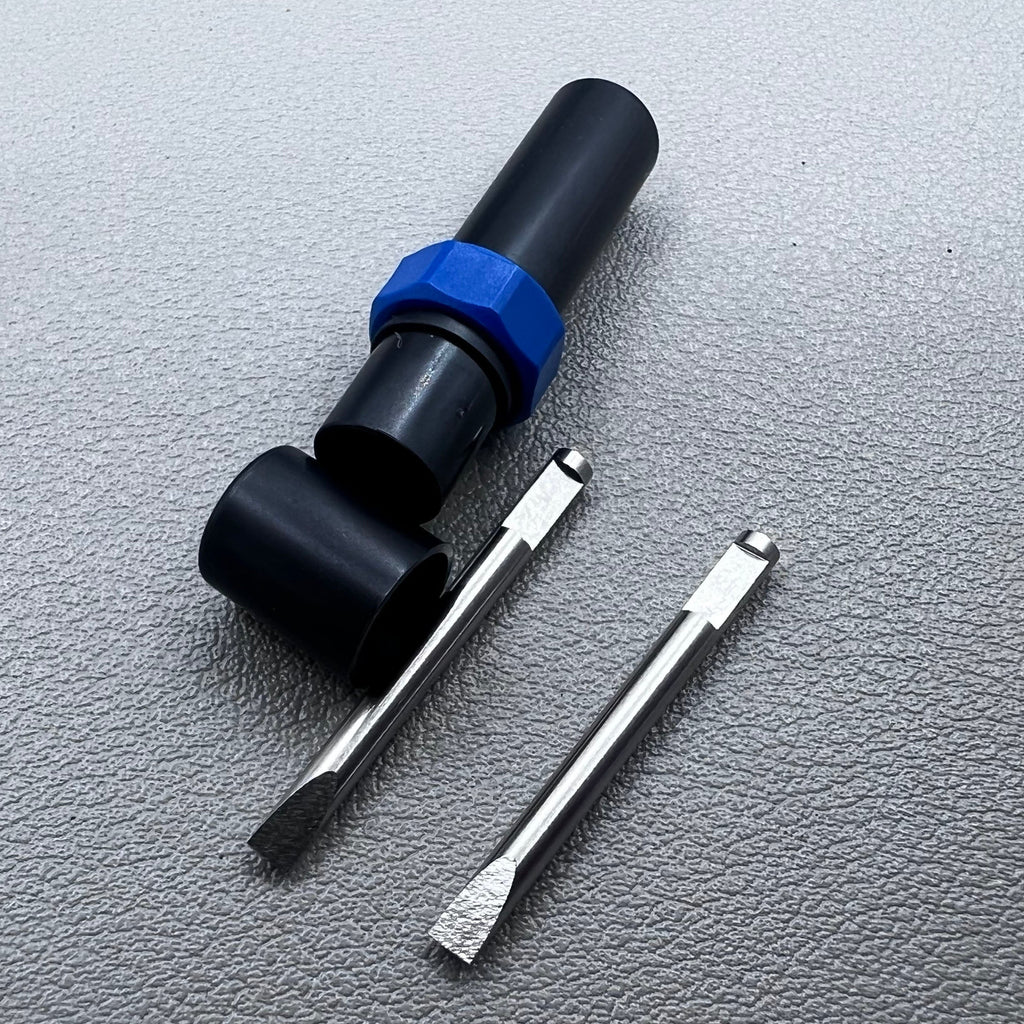 2 PIECES Blades with Barrel for Bergeon 30081-AT-250 Ergonomic Screwdriver