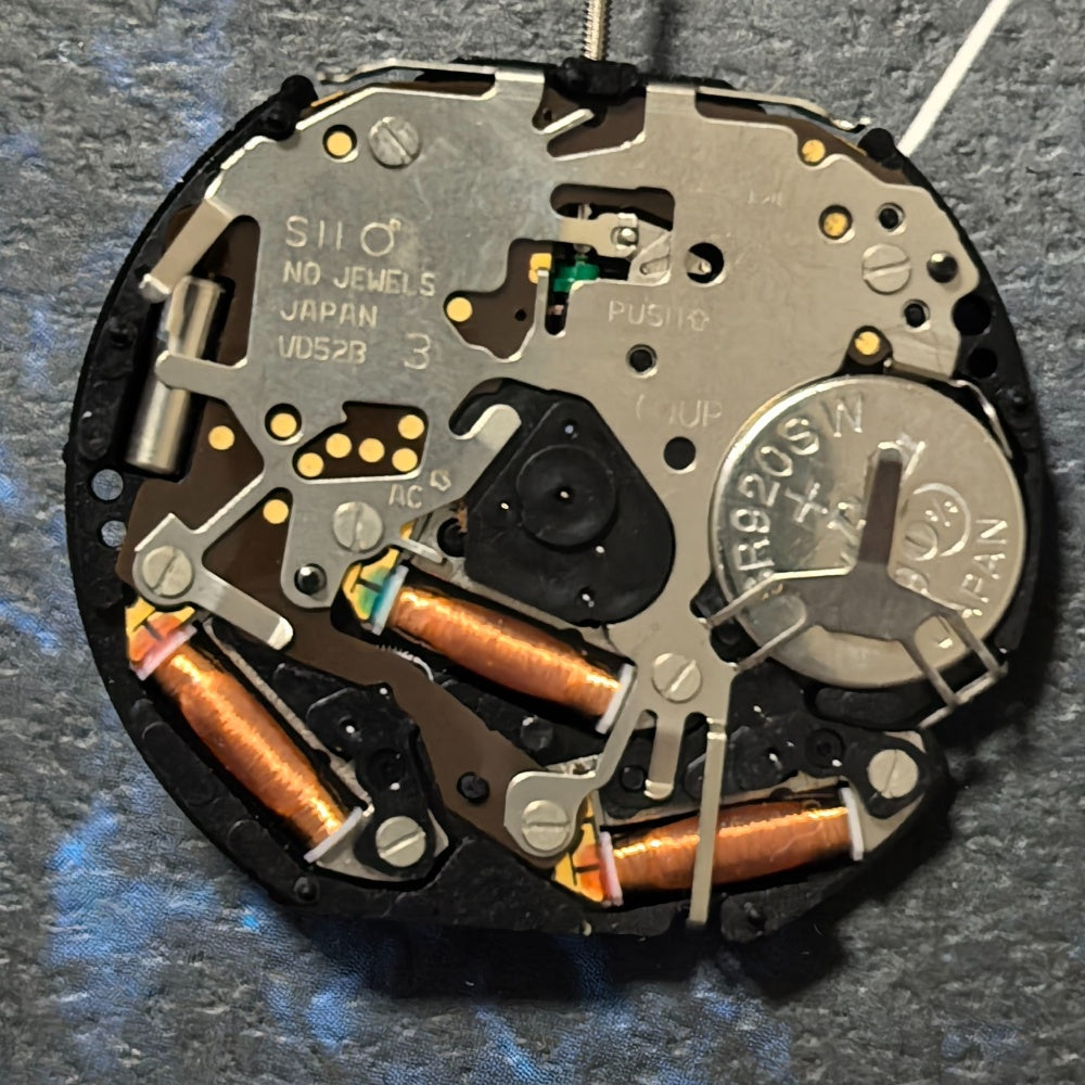 Japan Epson VD52 Quartz Movement 6 Hands Date At 6 Small Second 3/9/12