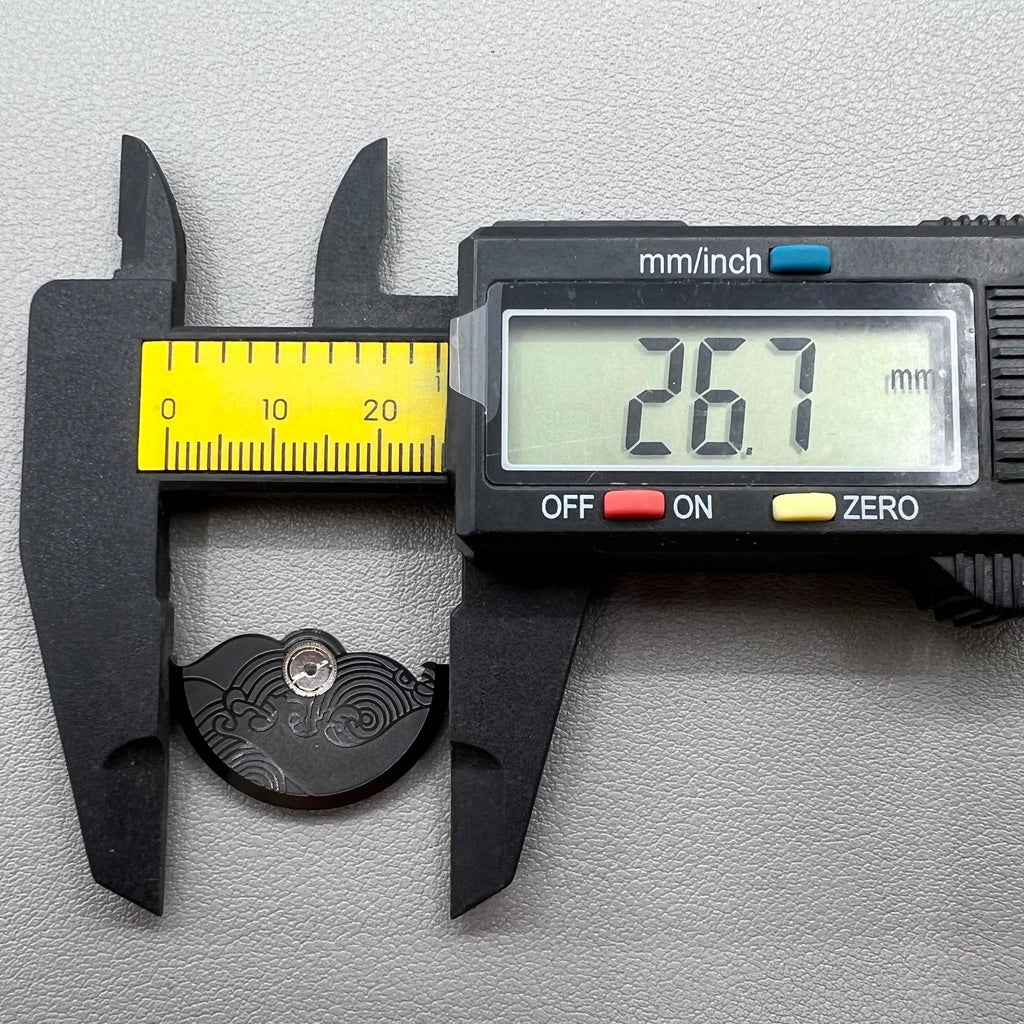 Black Modified Auspicious Cloud Rotor Oscillating Weight for Movement NH35 NH36