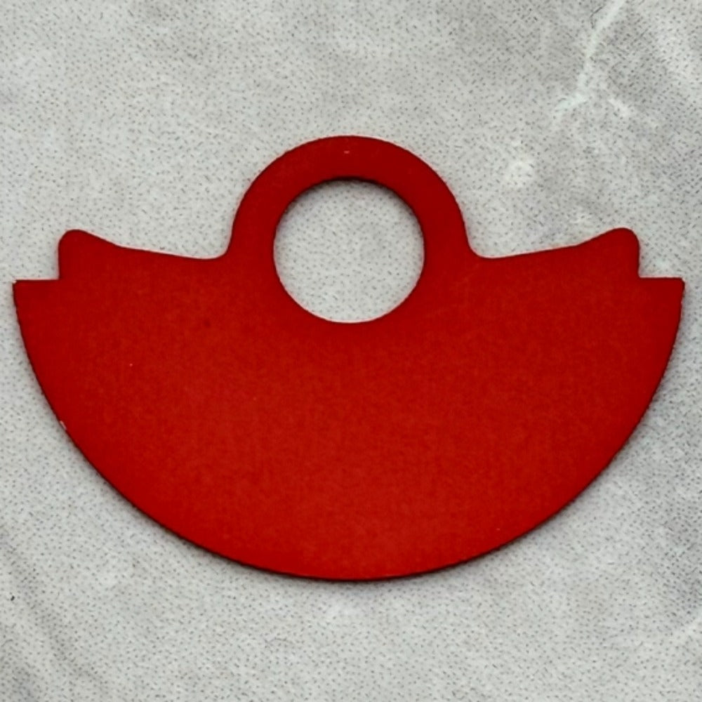 Solid Red Metal Rotor Oscillating Weight Overlay Fit for NH35 NH36 Movement