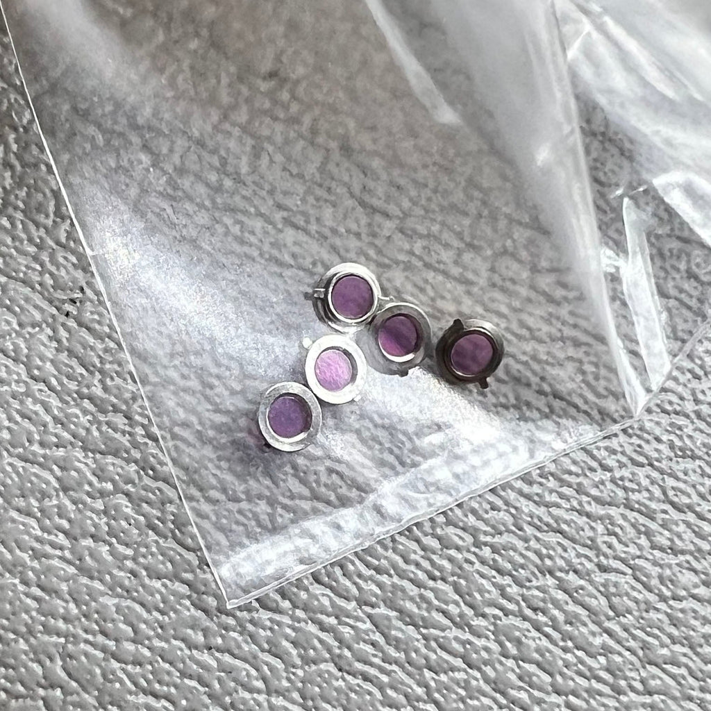 5 PIECES Plate Cap Jewel Generic Fit for 8200 Movement #1019-3025