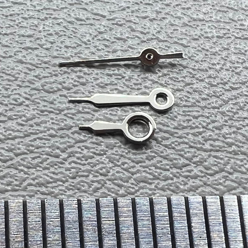 2 Sets/Pack Silver Set of Watch Hands for Miyota 2035 8mm/6mm/4mm Length NO.1226