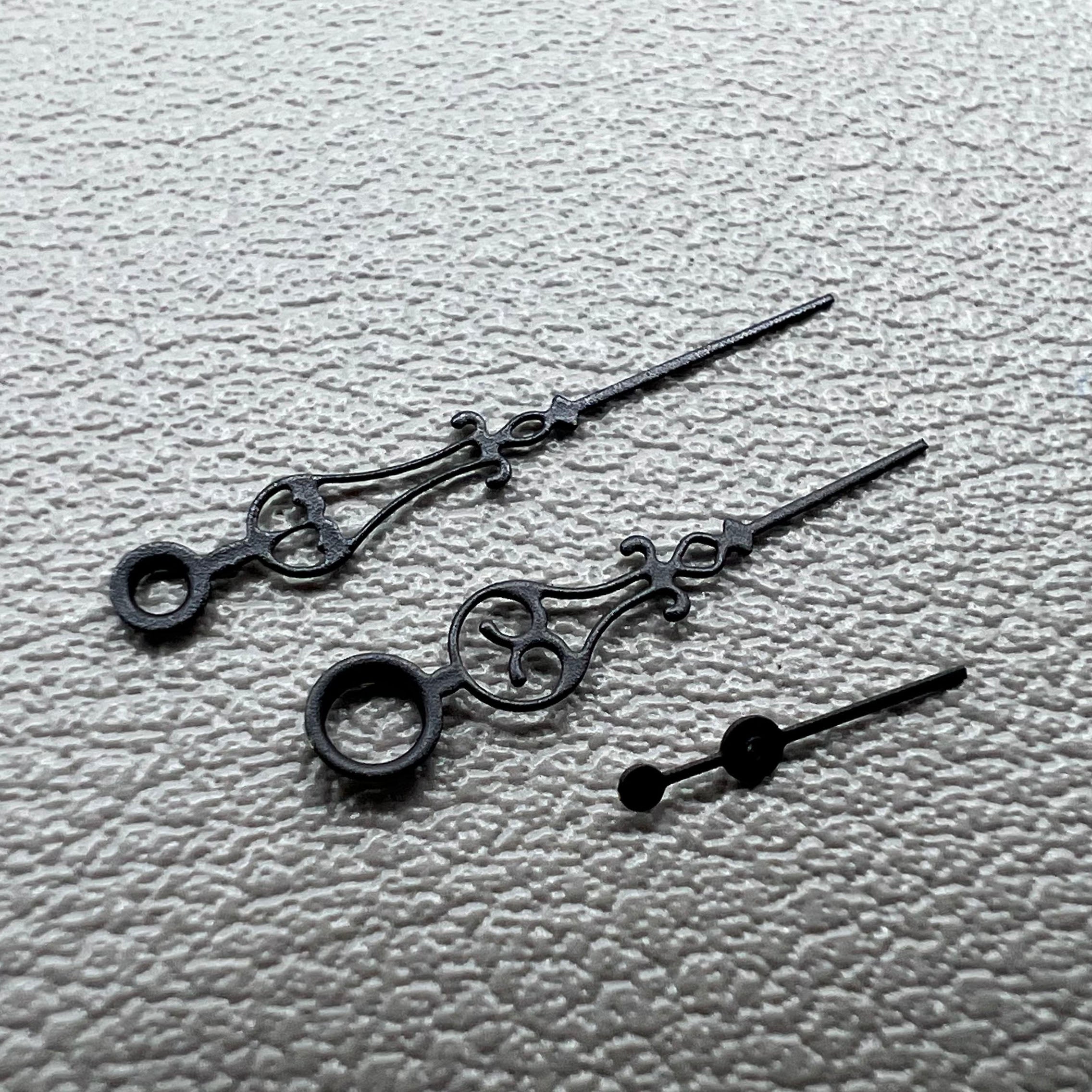 Black Floral Watch Hands for Seagull ST3600/ST3621/ETA6497/ETA6498 Movement
