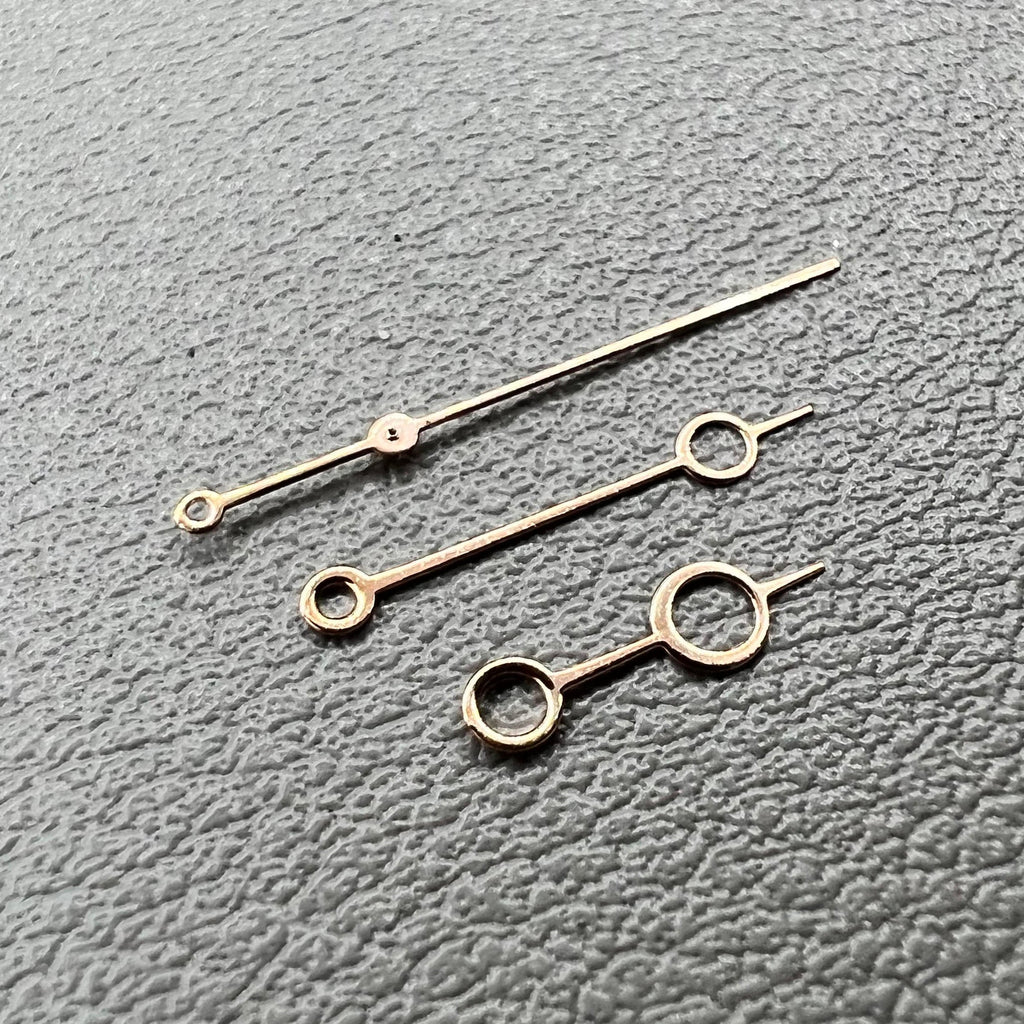 2 Sets Modified Rose Golden Circle Hollow No Lume Hands for NH35/36 NH38 NH72