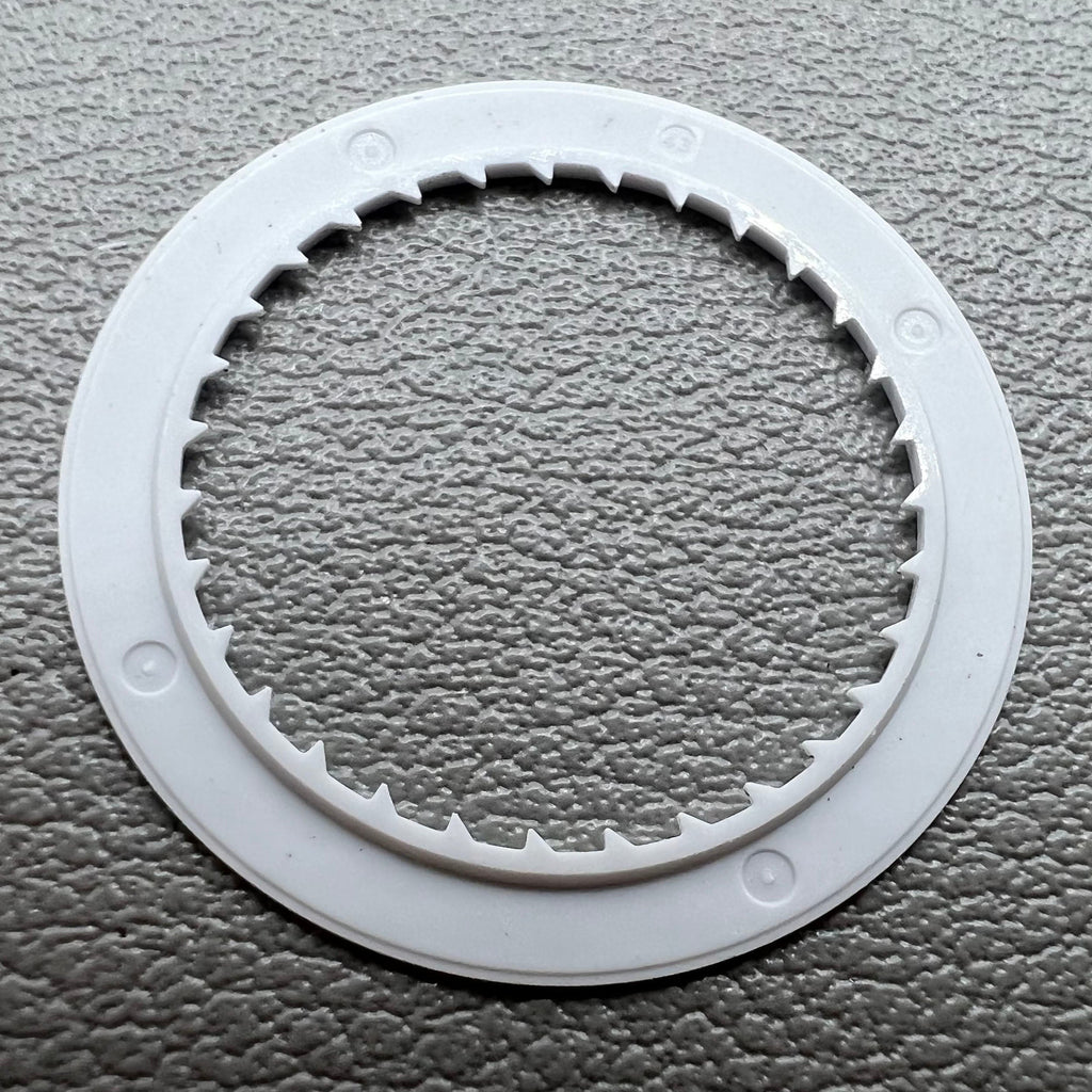 2 PIECES White Arabic Font Date@3 Date Disk Wheel for Miyota 8215 Movement