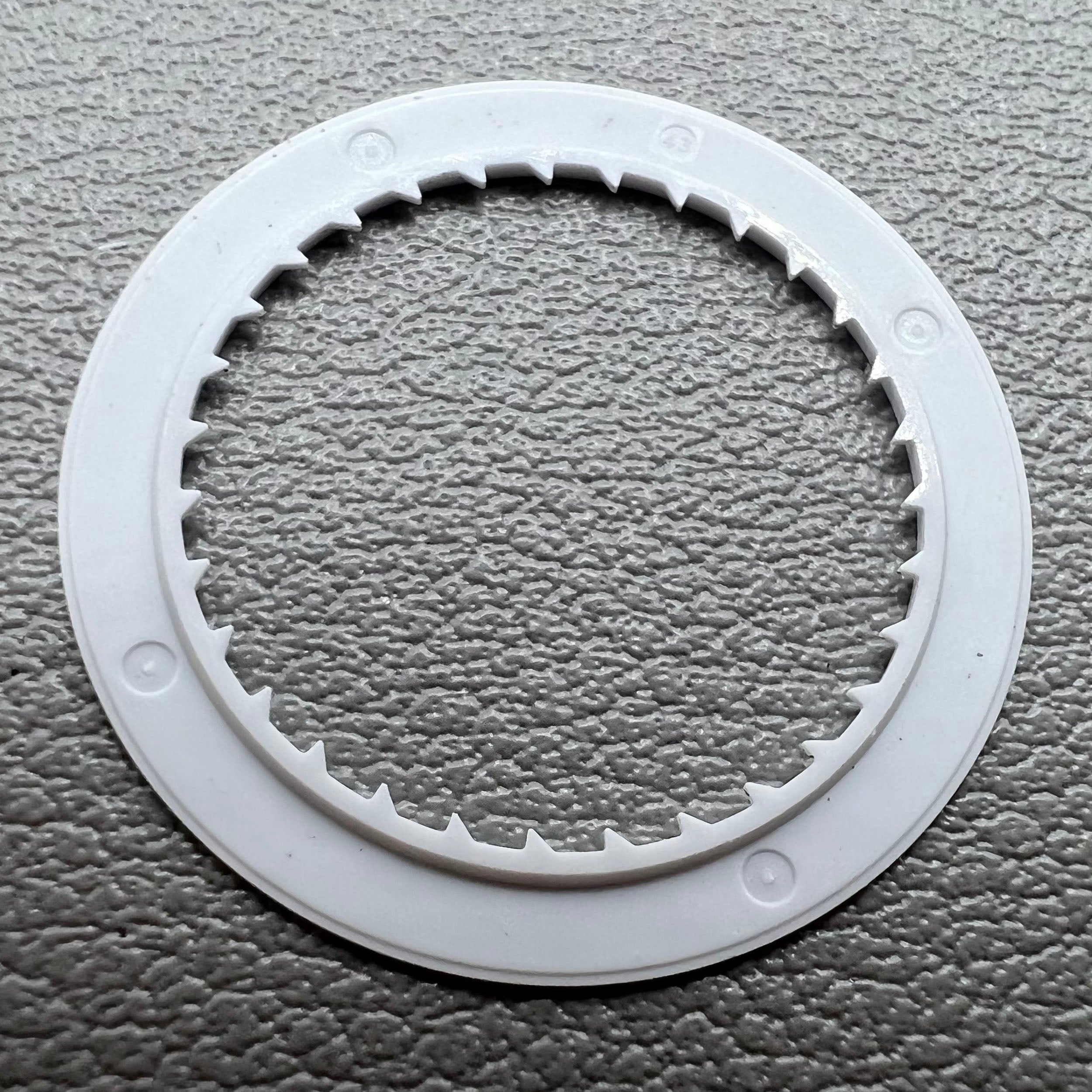 2 PIECES White Arabic Font Date@3 Date Disk Wheel for Miyota 8215 Movement