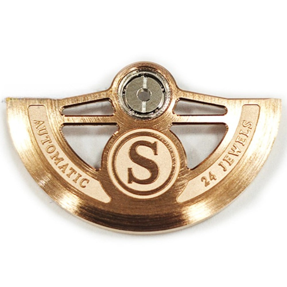 Rose Golden Bilateral Symmetrical Hollow Carved Oscillating Weight for NH35 NH36