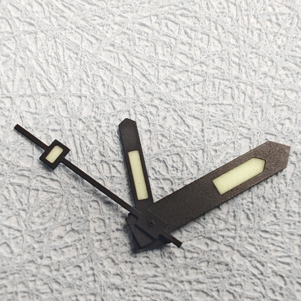 Black Trim C3 Green Lume Vintage Watch Hands for NH34 NH35 NH36 NH38 NH39 NH70