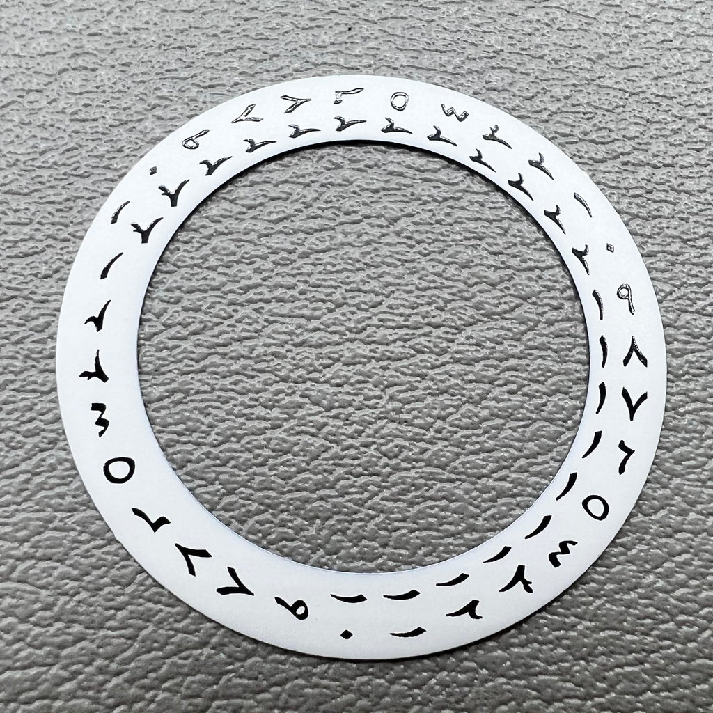Black Arabic Font Date Disk Wheel Date Wheel for NH35 NH36 Date@3 Movement