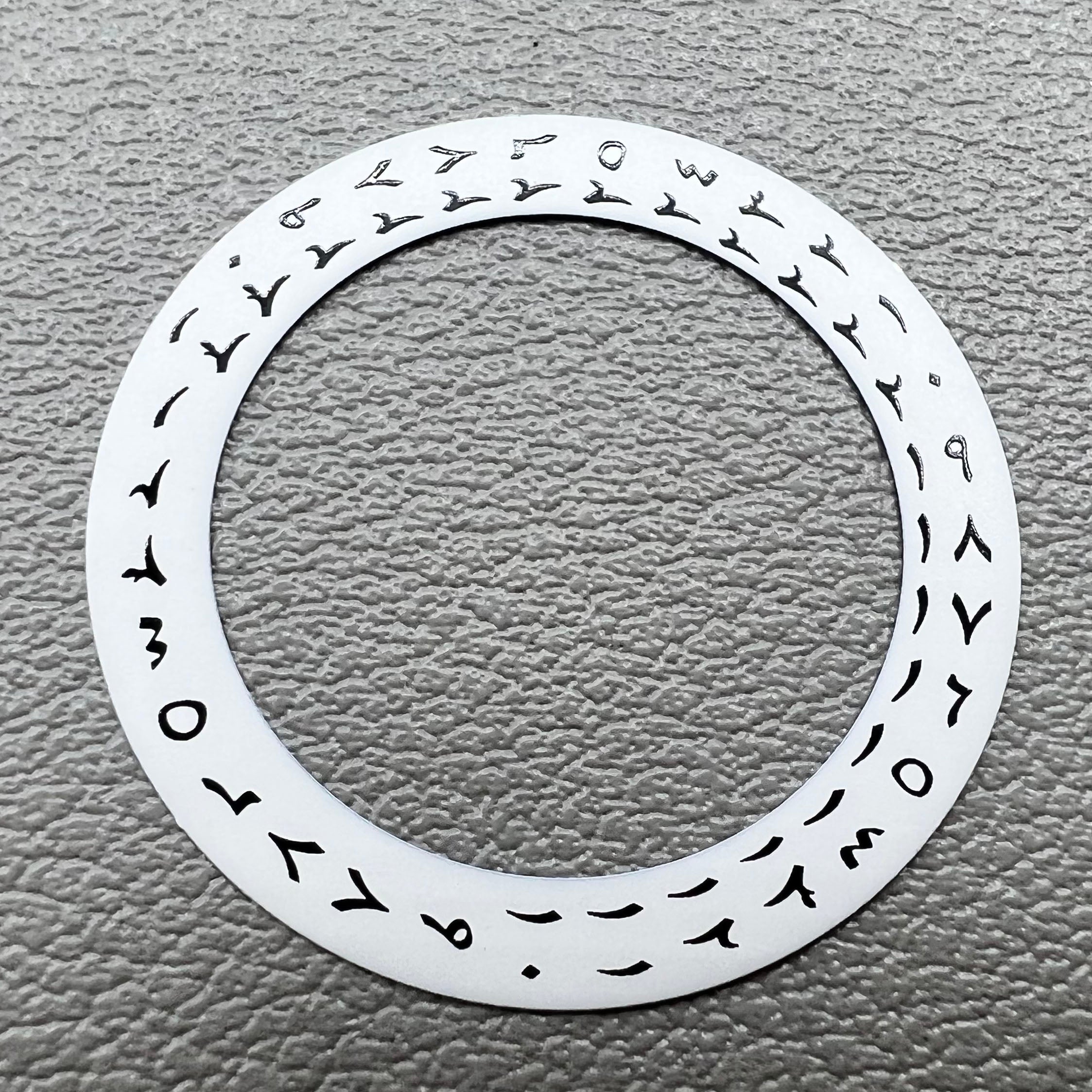 Black Arabic Font Date Disk Wheel Date Wheel for NH35 NH36 Date@3 Movement