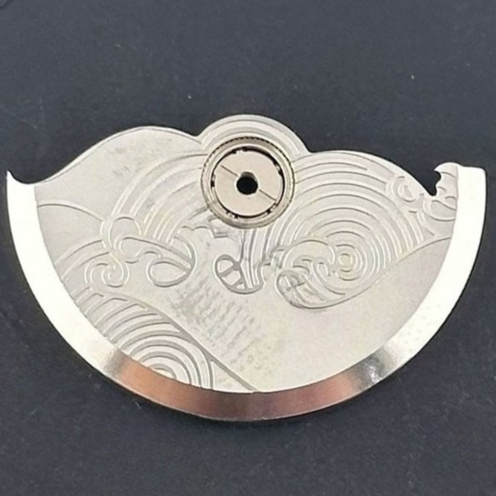 Modified Silver Auspicious Clouds Rotor Oscillating Weight for NH35 NH36