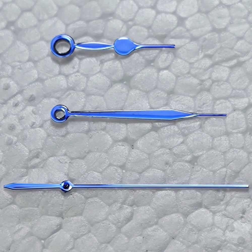 11x16x17mm High Cannon Blue Painted Watch Hand Set for Shanghai LB05 Movement