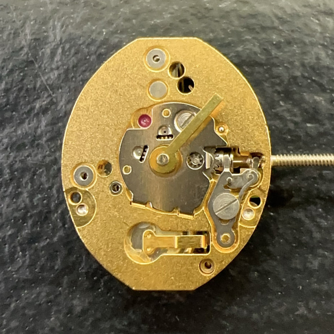 Swiss Made ETA980.003 Quartz Movement 2 Hands Watch Part Blue Circuit Board