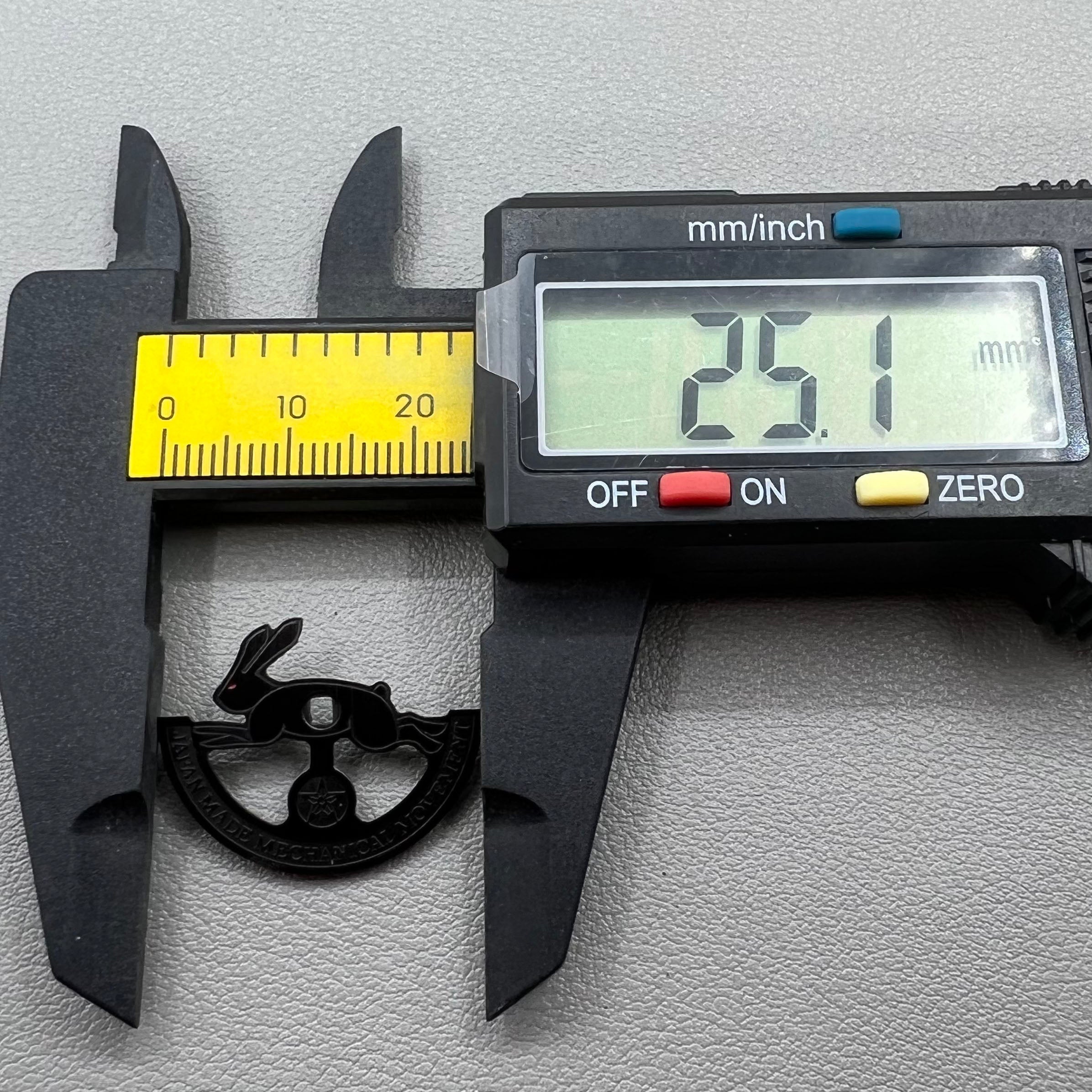 Black Hollow Rabbit Rotor Oscillating Weight for Movement Miyota 8215