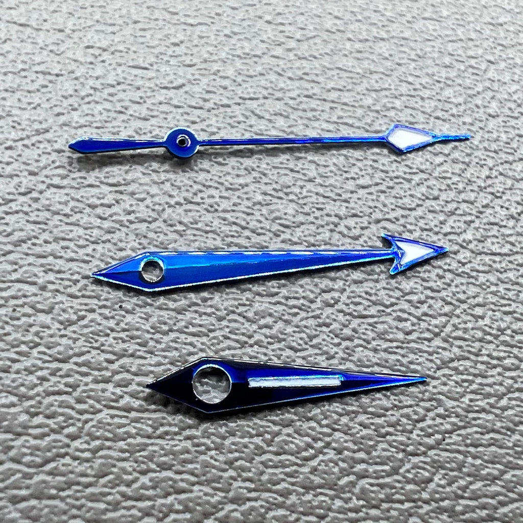 18.5X15.1X10.9mm Modified Blue Lume Watch Hands Set for ETA2836 2824 2892A2