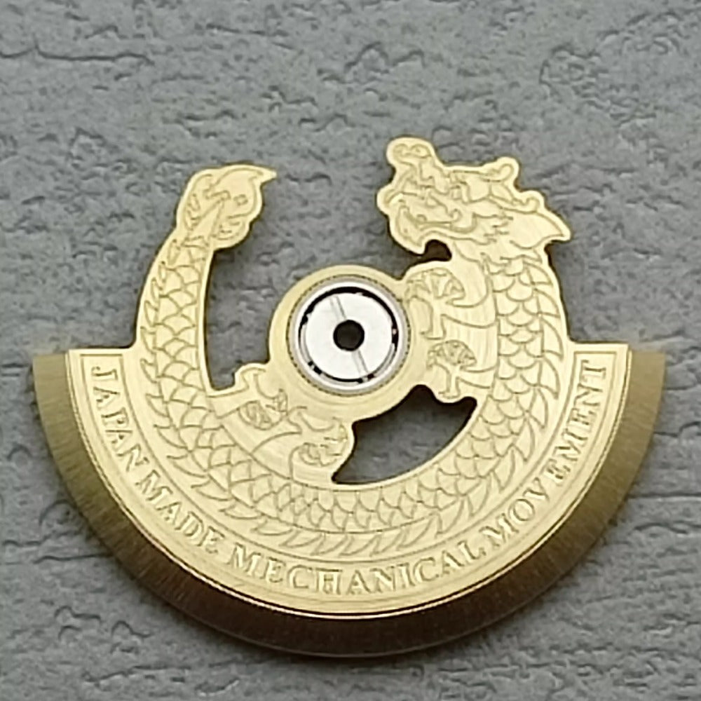 Golden Dragon Carved Rotor Oscillating Weight for NH34 NH35 NH36 NH38