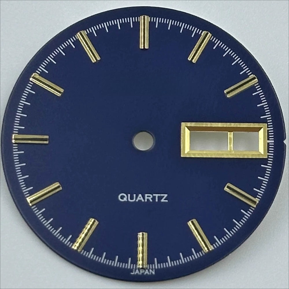 Blue 28.5mm No Lume Golden Nail Datejust Modified Watch Dial for 2305