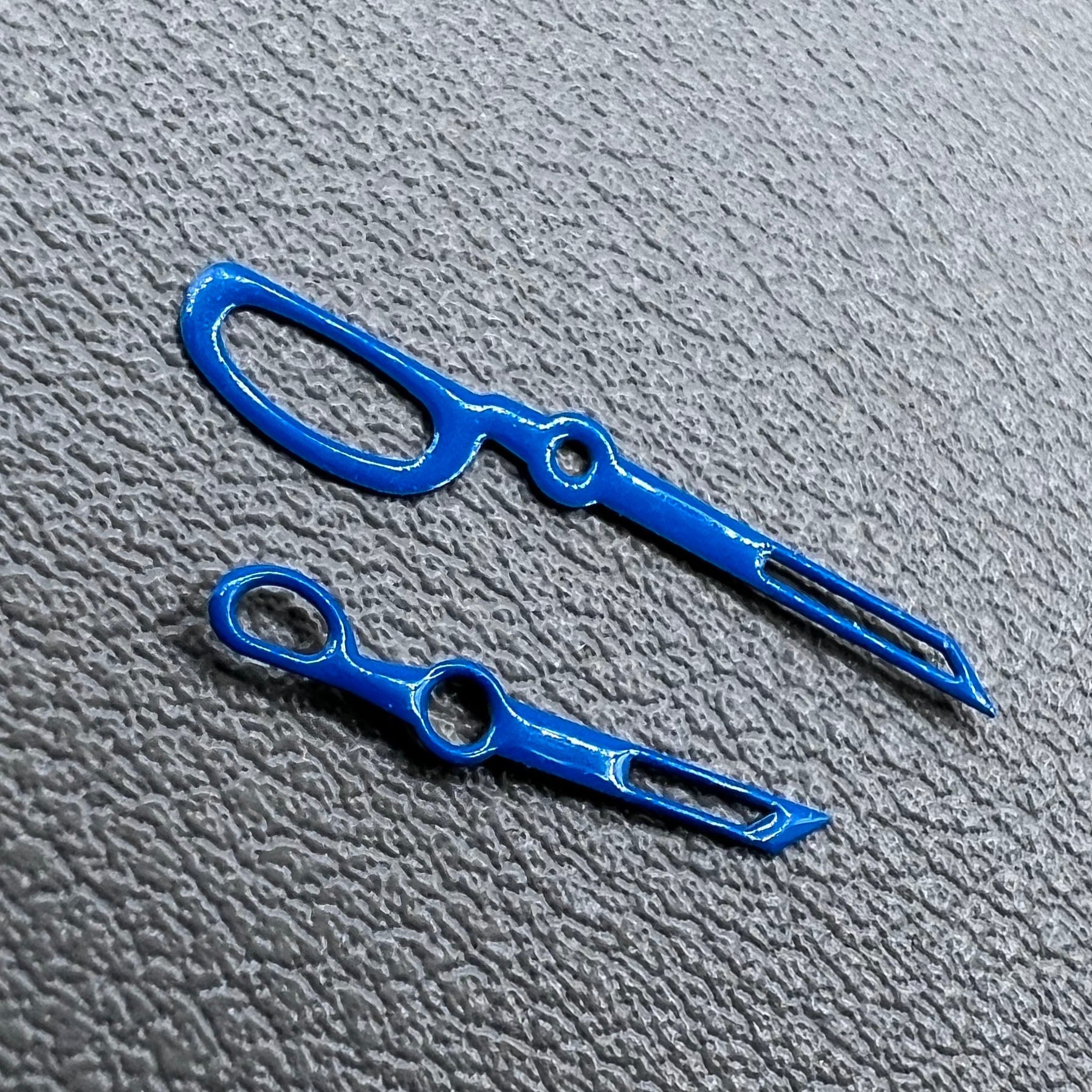 2 Sets NO Lume Scissors Shape Watch Hands Set Fit for NH35 NH36 Movement