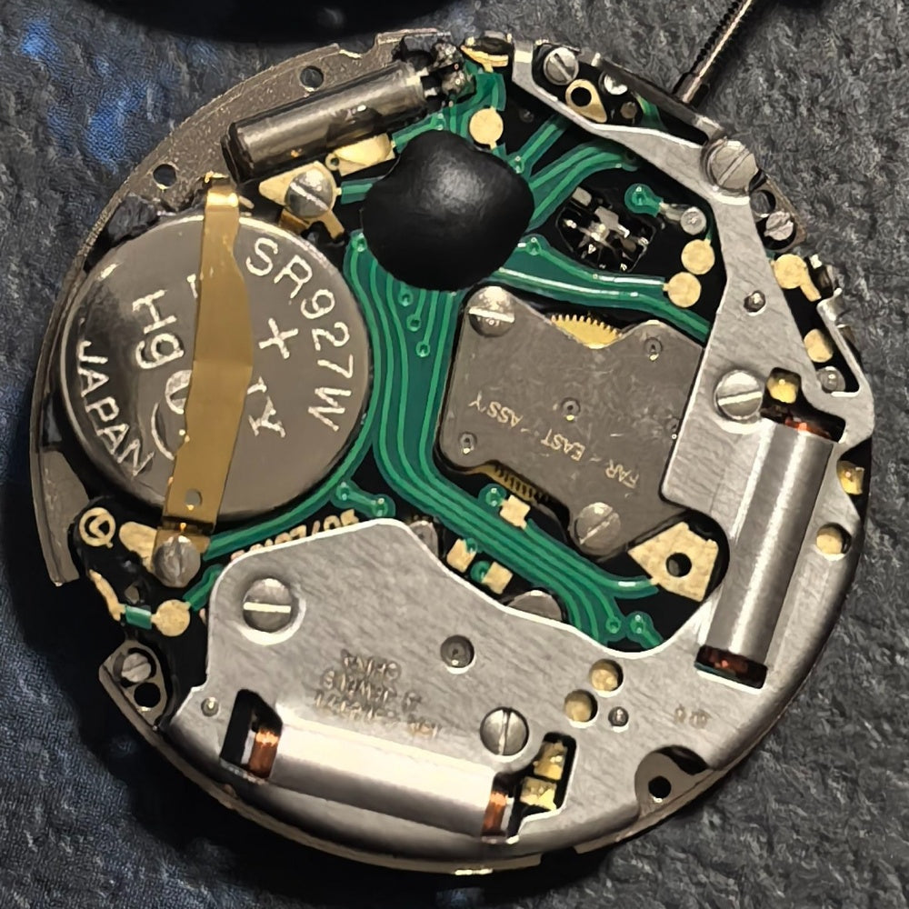 Swiss ISA 8171A Quartz Movement 4 Hands White Disk Date At 6 Watch Part