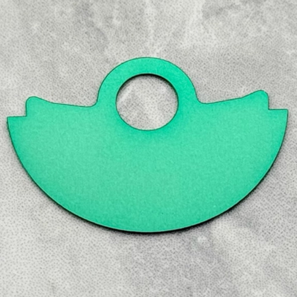 Solid Green Metal Rotor Oscillating Weight Overlay Fit for NH35 NH36 Movement