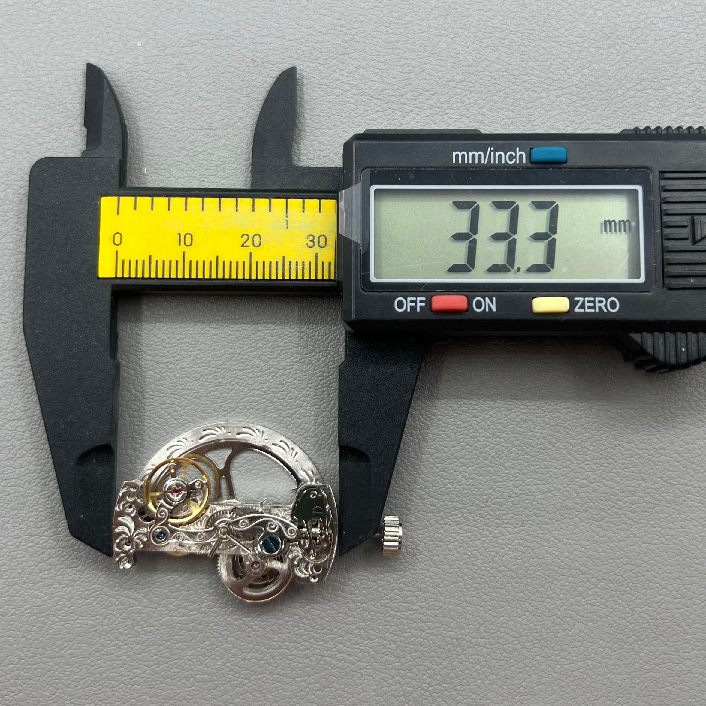 LG0801BS Silver Long Pendulum Wheel Automatic Mechanical Movement