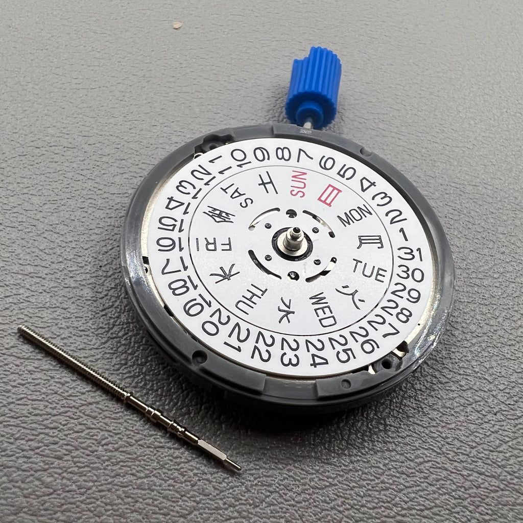 Japan NH36 Automatic Mechanical Movement Japanese Date Dial Crown@3.8